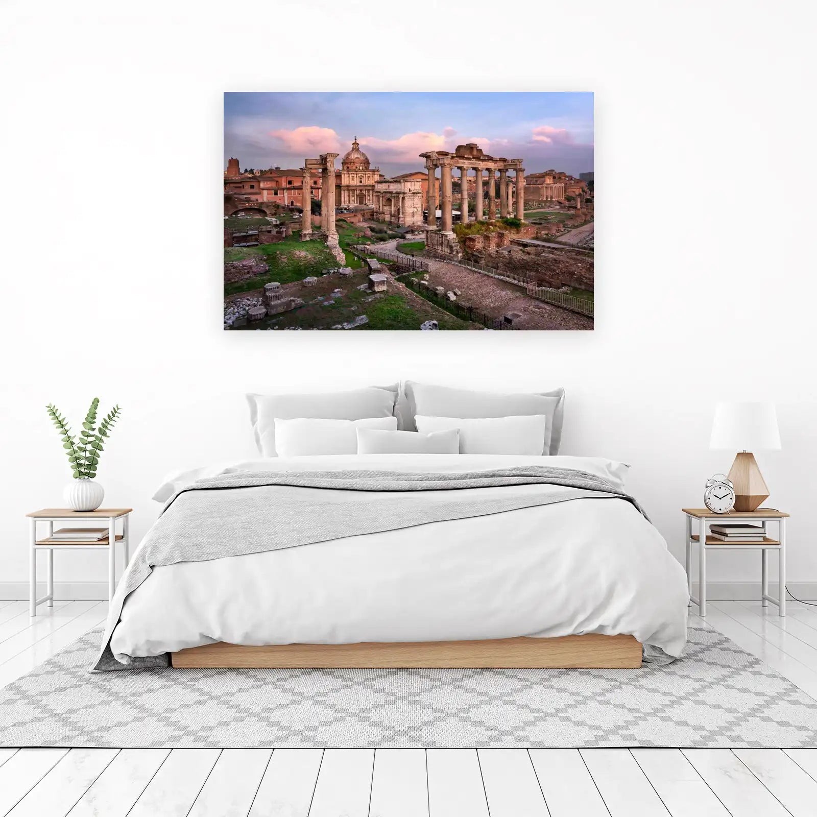 Ancient Rome Ruins Golden Hour Wall Art