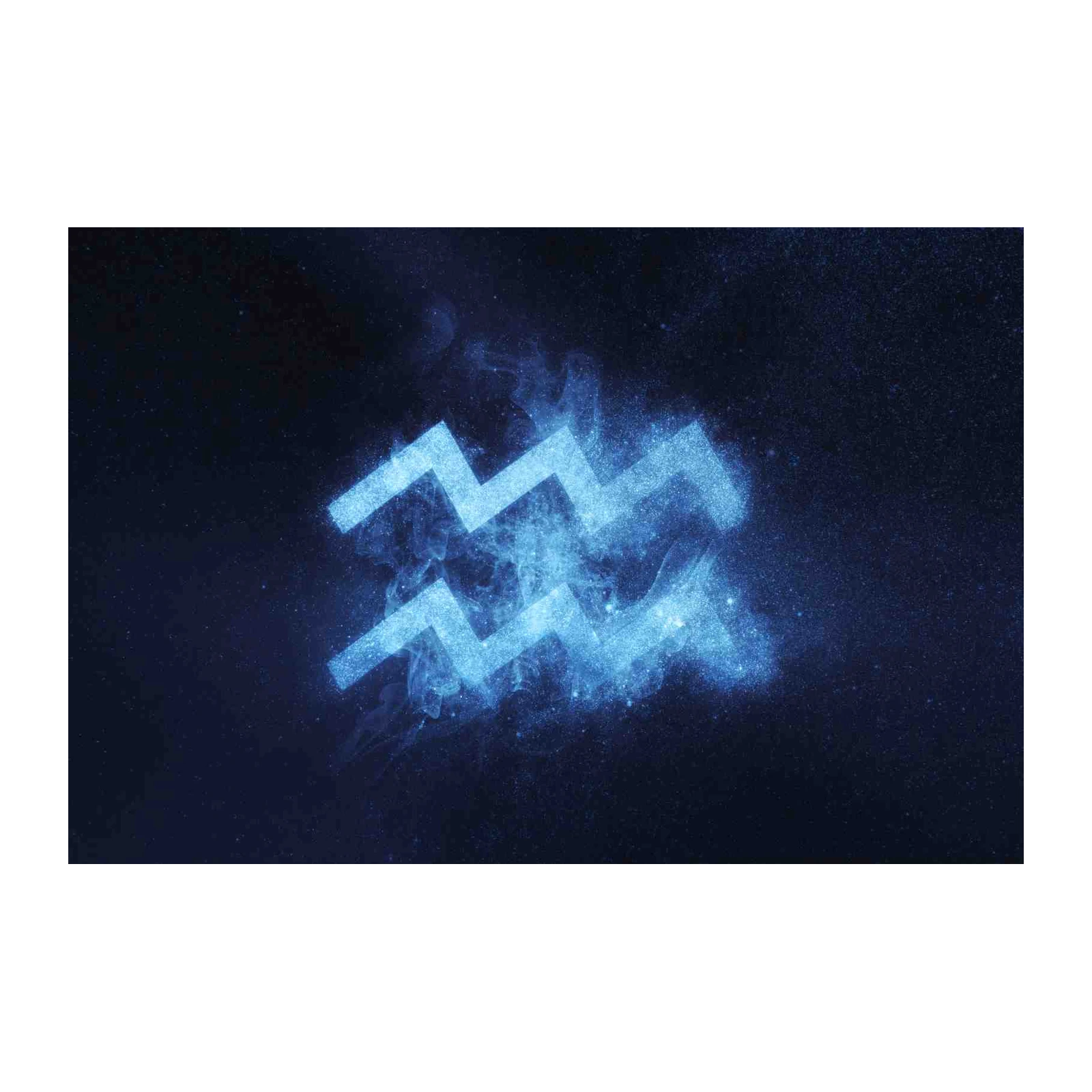Aquarius Zodiac Nebula Wall Art