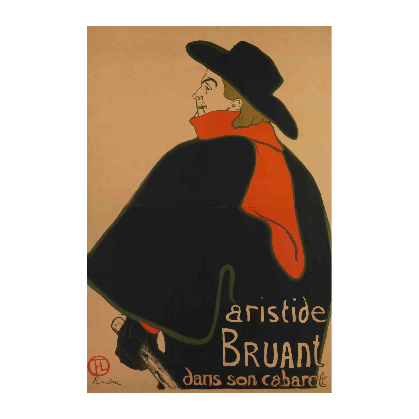 Aristide Bruant Paris Cabaret Wall Art