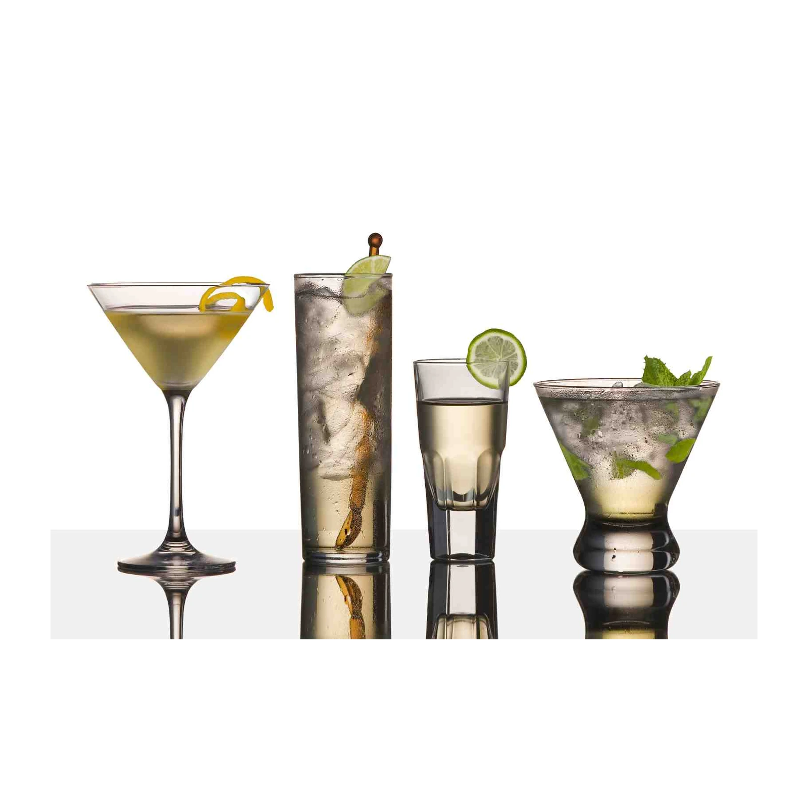 Elegant Cocktail Lineup Wall Art