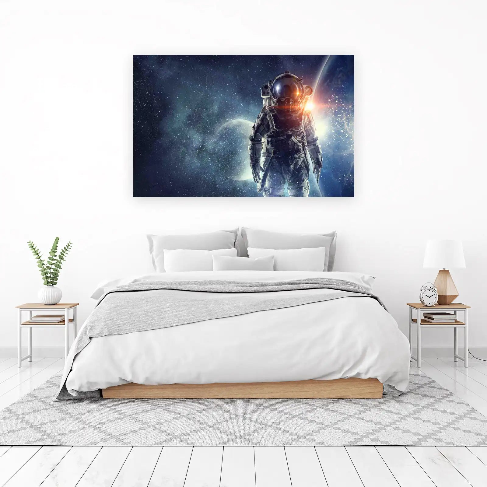 Astronaut Cosmic Voyage Wall Art