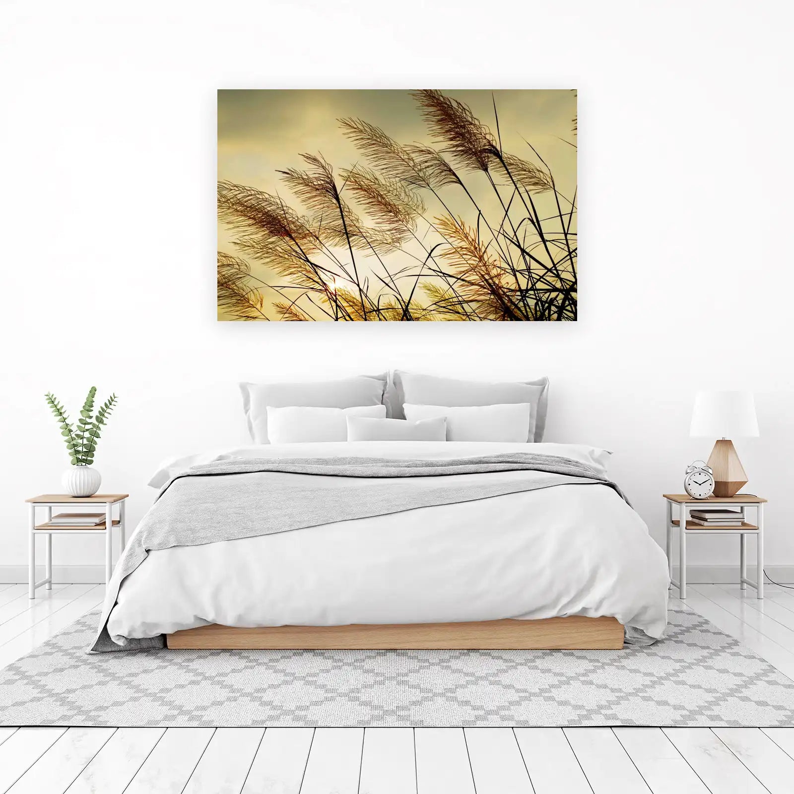 Golden Reeds Serenity Wall Art