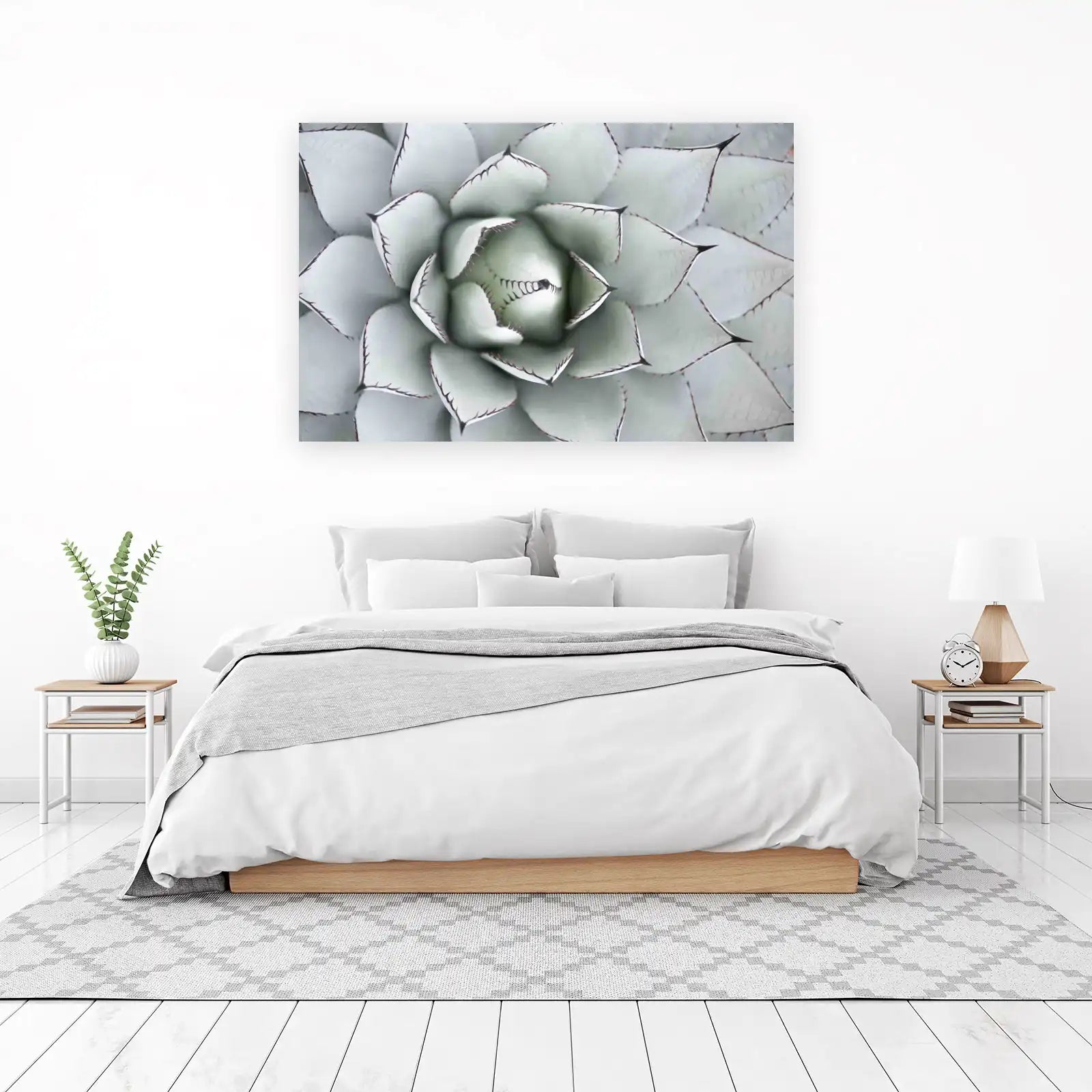 Agave Desert Bloom Abstract Wall Art