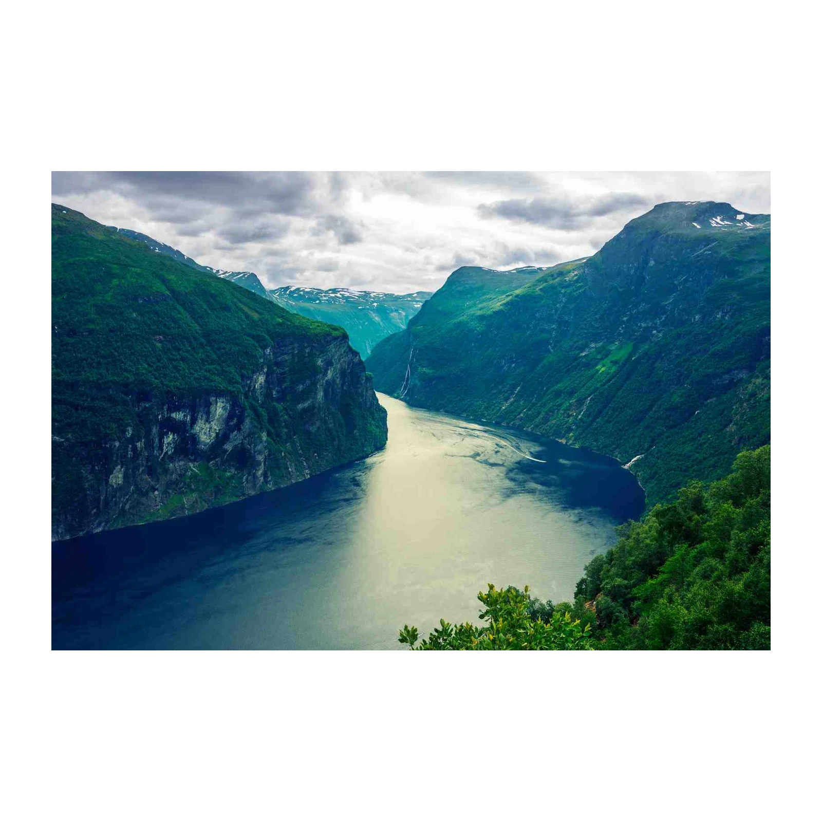 Majestic Fjords Landscape Wall Art
