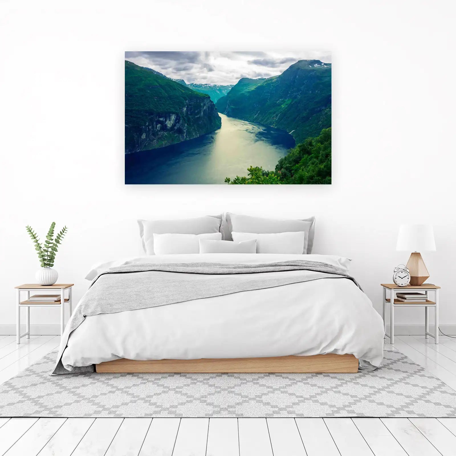 Majestic Fjords Landscape Wall Art