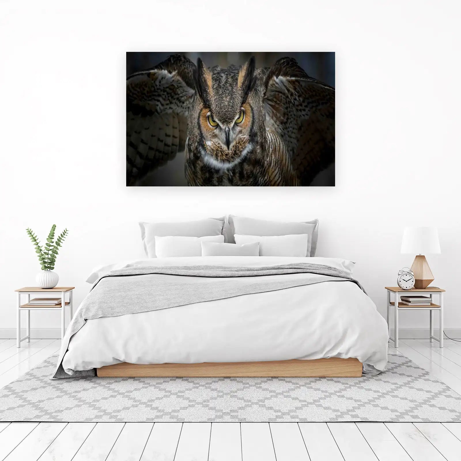 Majestic Owl Wildlife Wall Art