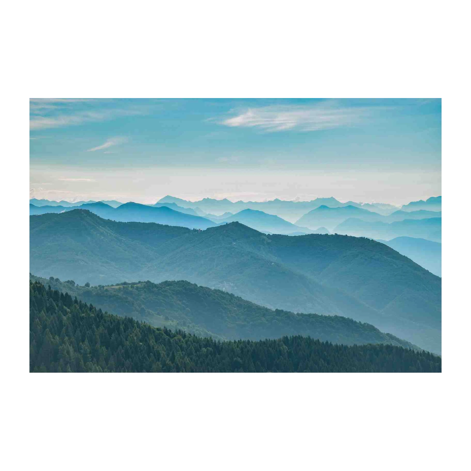 Serene Mountain Vista Wall Art