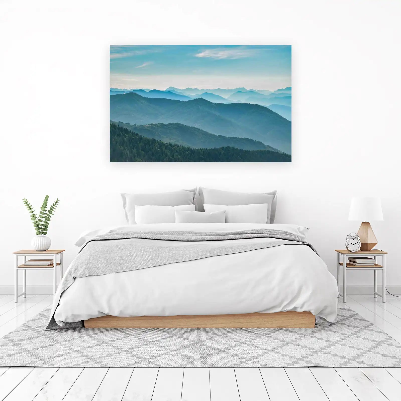Serene Mountain Vista Wall Art