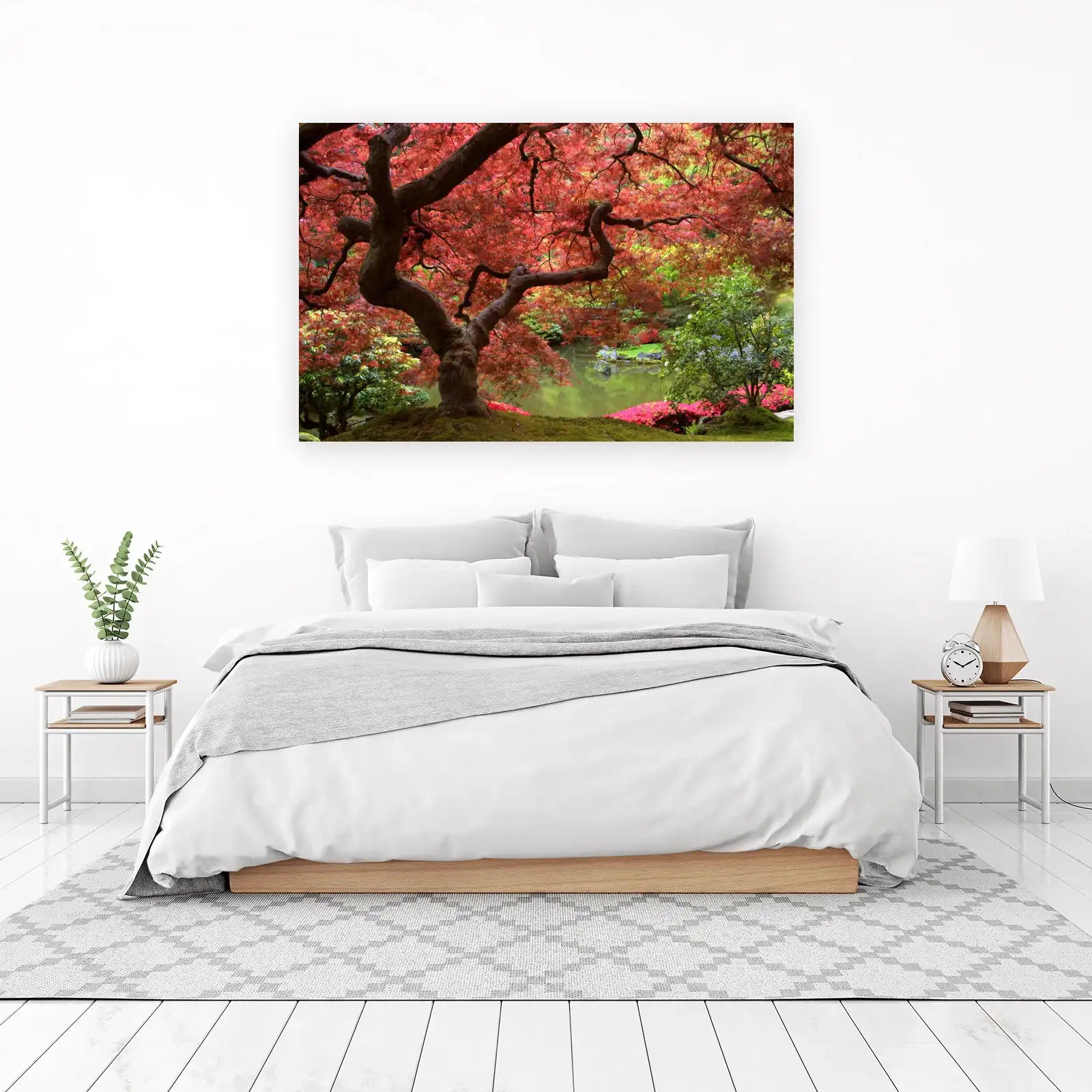 Vibrant Japanese Maple Garden Wall Art