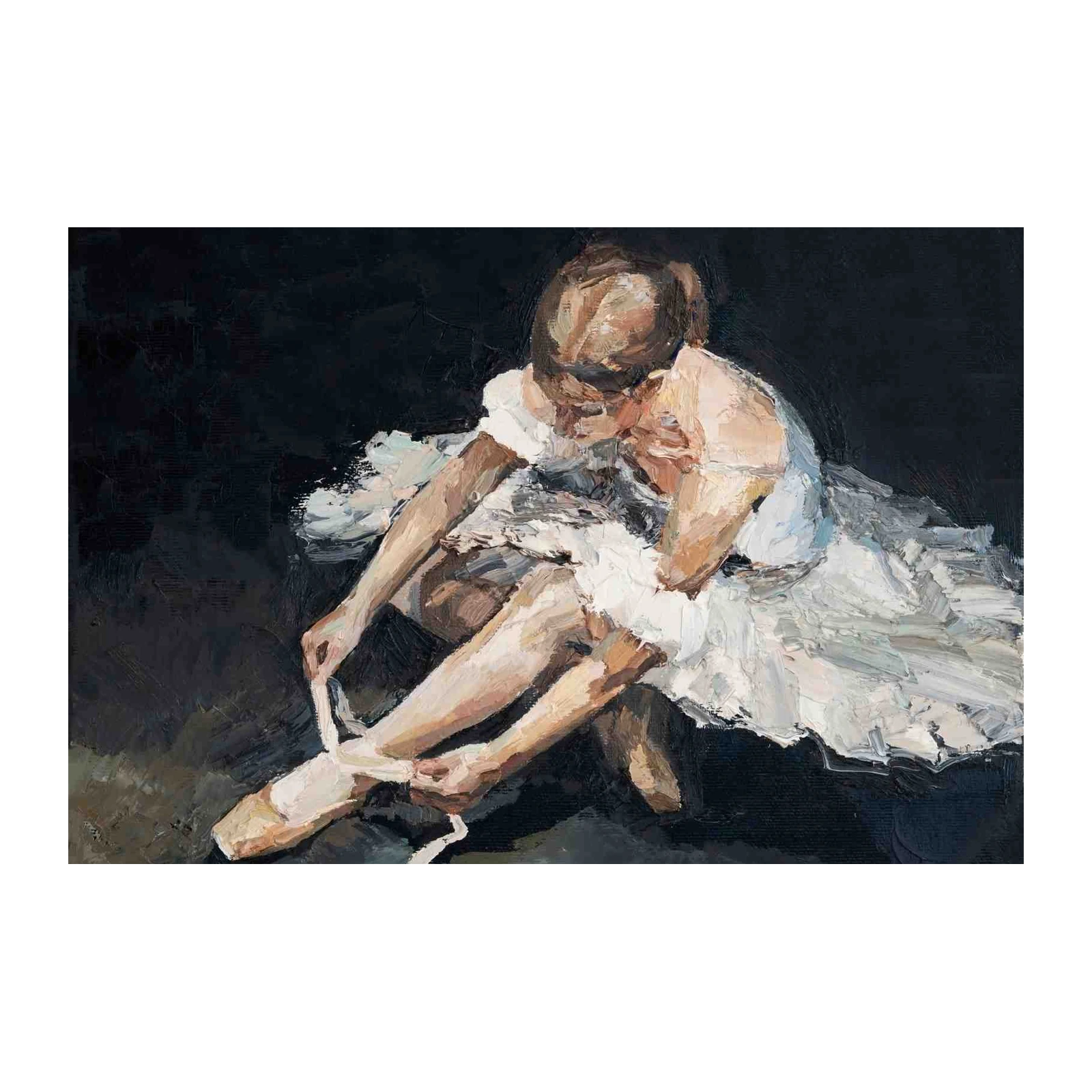 Ballerina Grace Oil Painting Wall Art