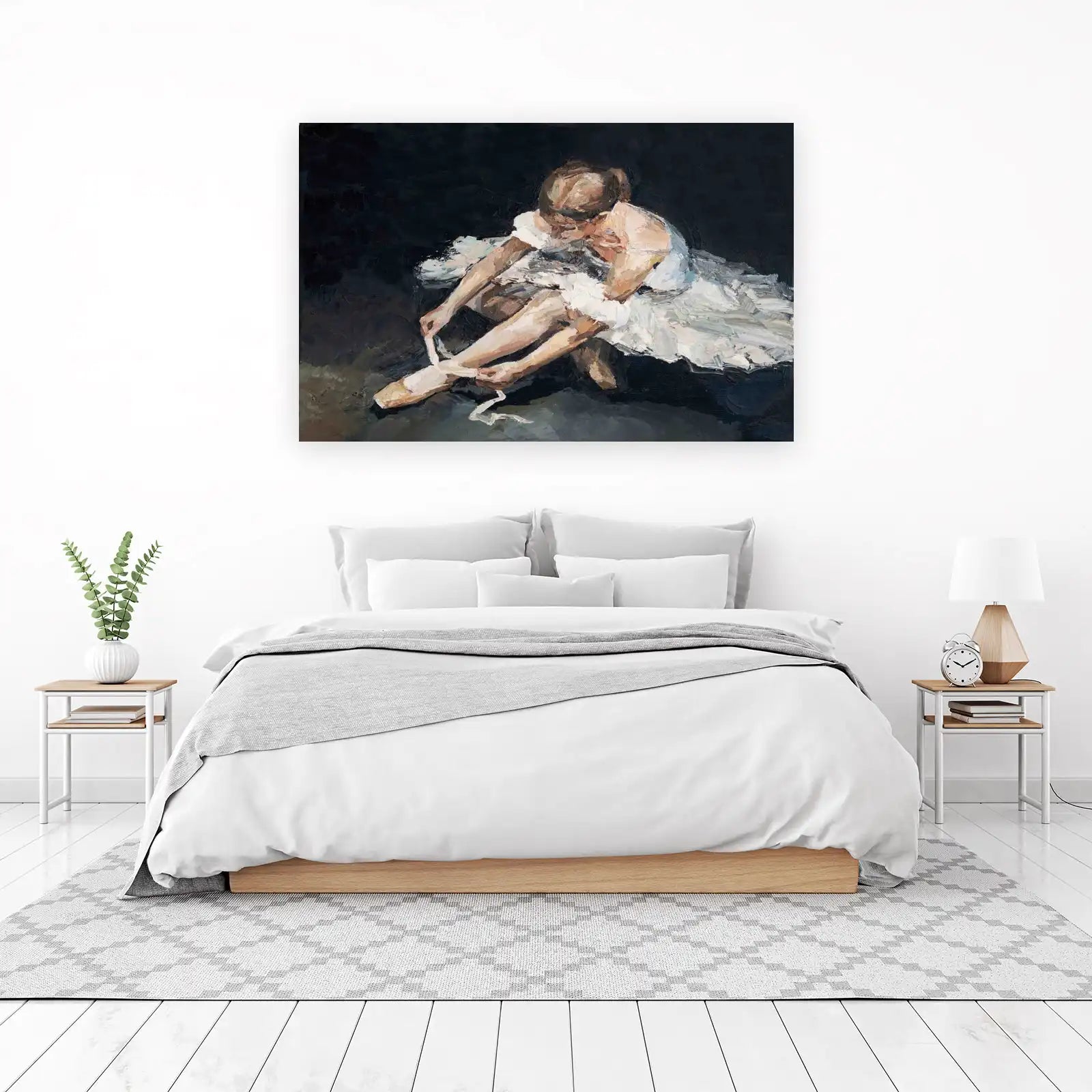 Ballerina Grace Oil Painting Wall Art