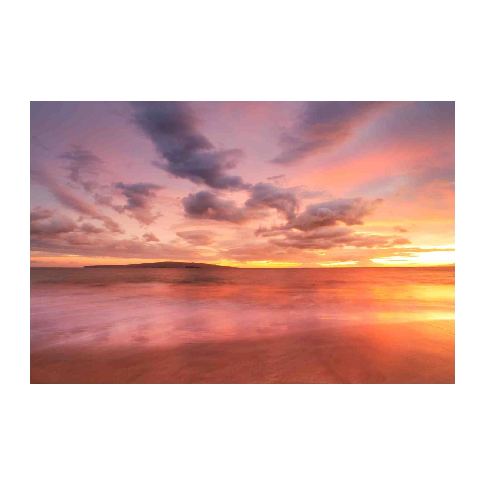 Ocean Sunset Serenity Wall Art