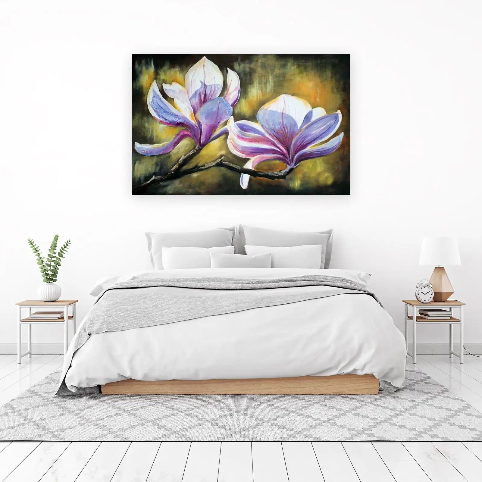 Vibrant Magnolia Floral Wall Art Wall Art