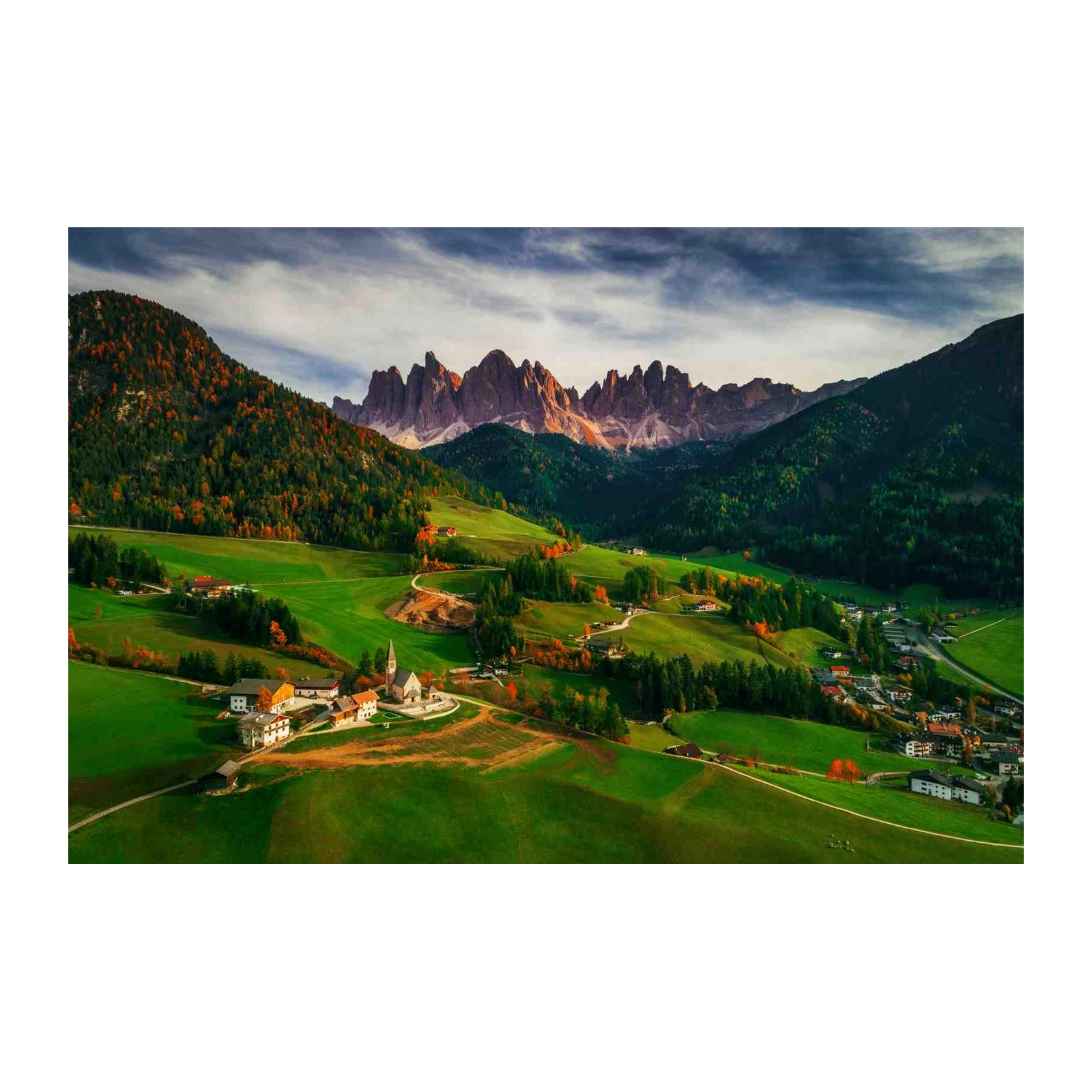 Alpine Village Serenity Landscape Wall Art