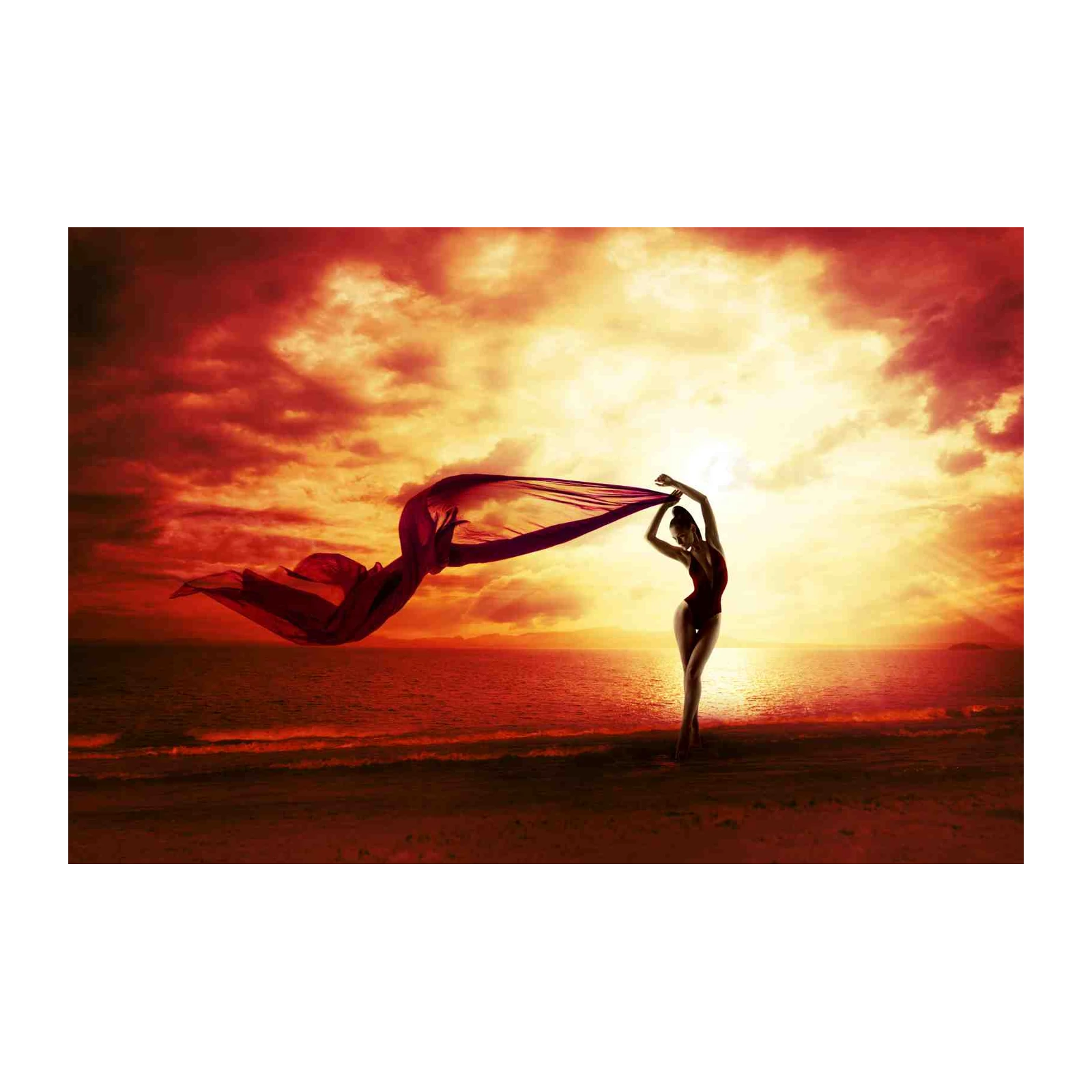 Sunset Serenity Dancer Wall Art