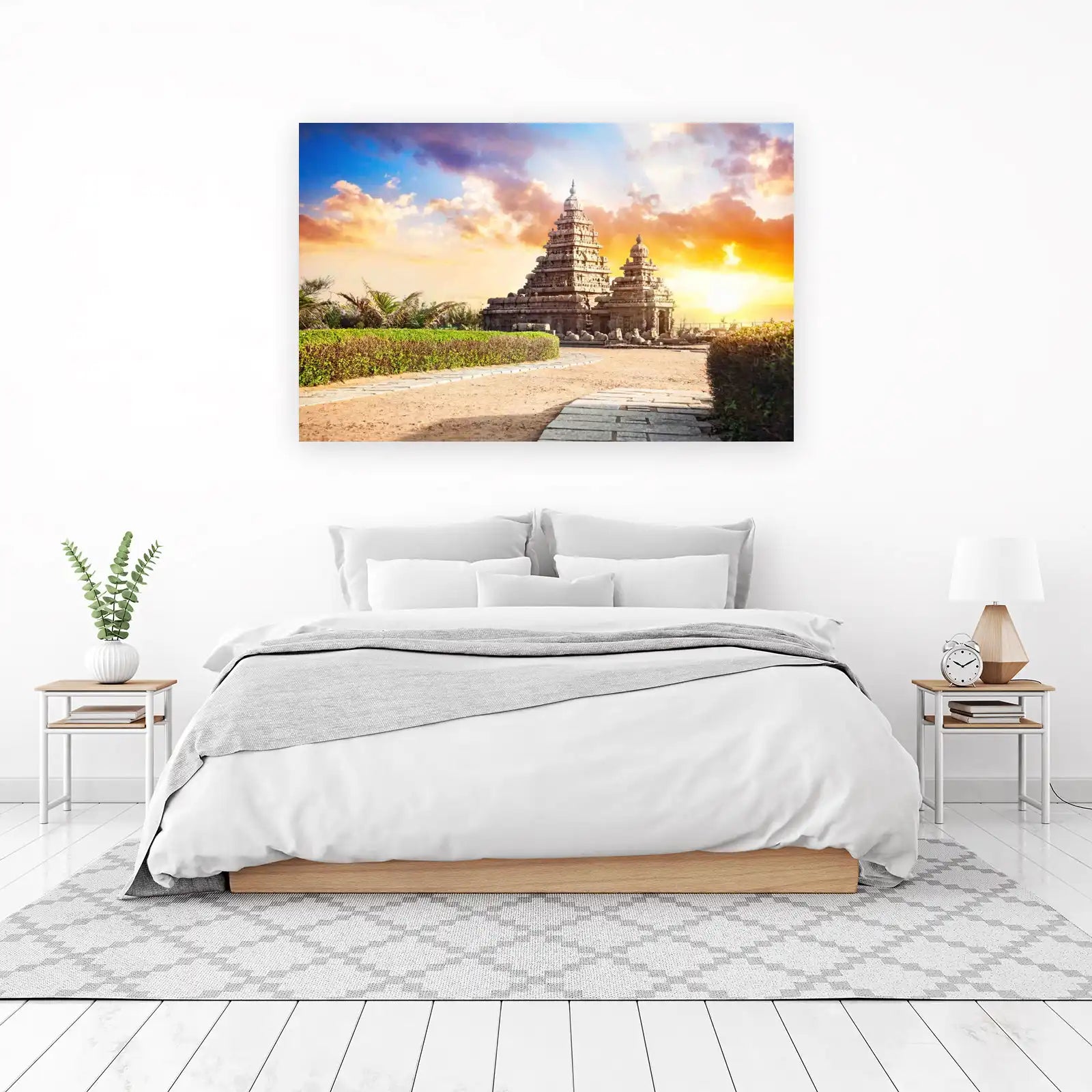 Inspirational Shore Temple Landscape Wall Art