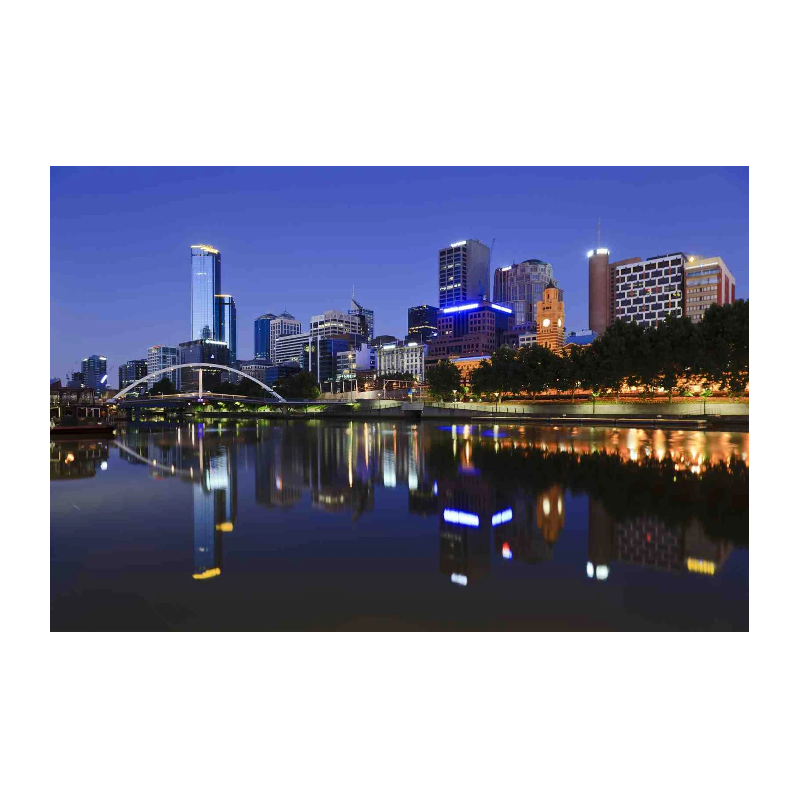 Cityscape Reflections Wall Art