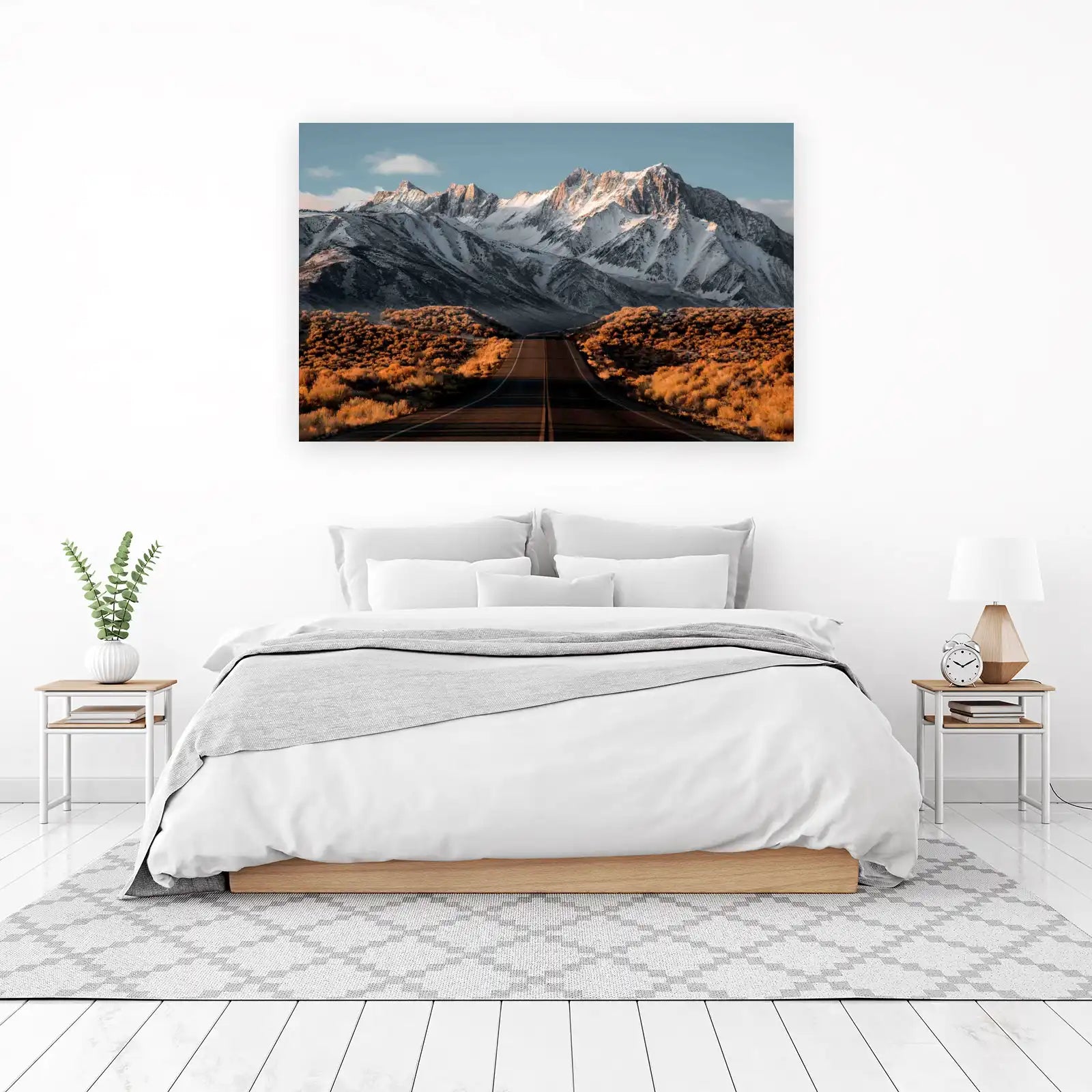 Mountain Road Sunrise Wall Art