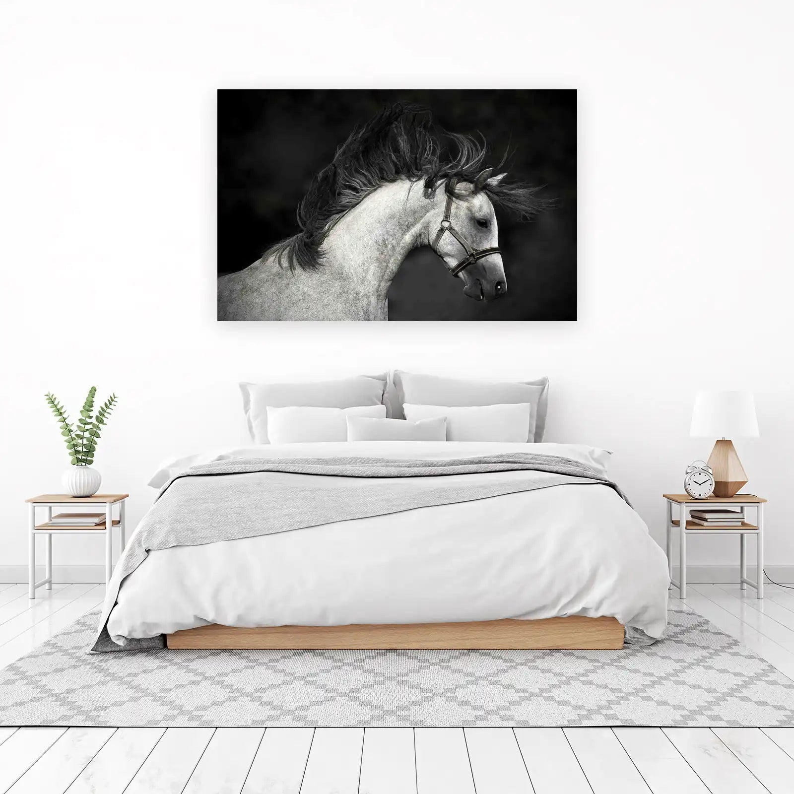 Majestic Horse in Motion Wall Art