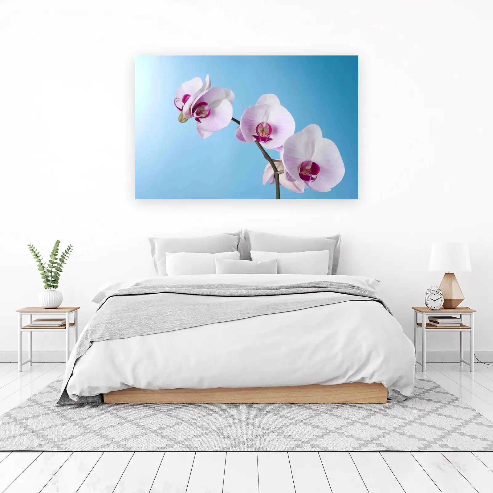Elegant Orchid Blooms Wall Art