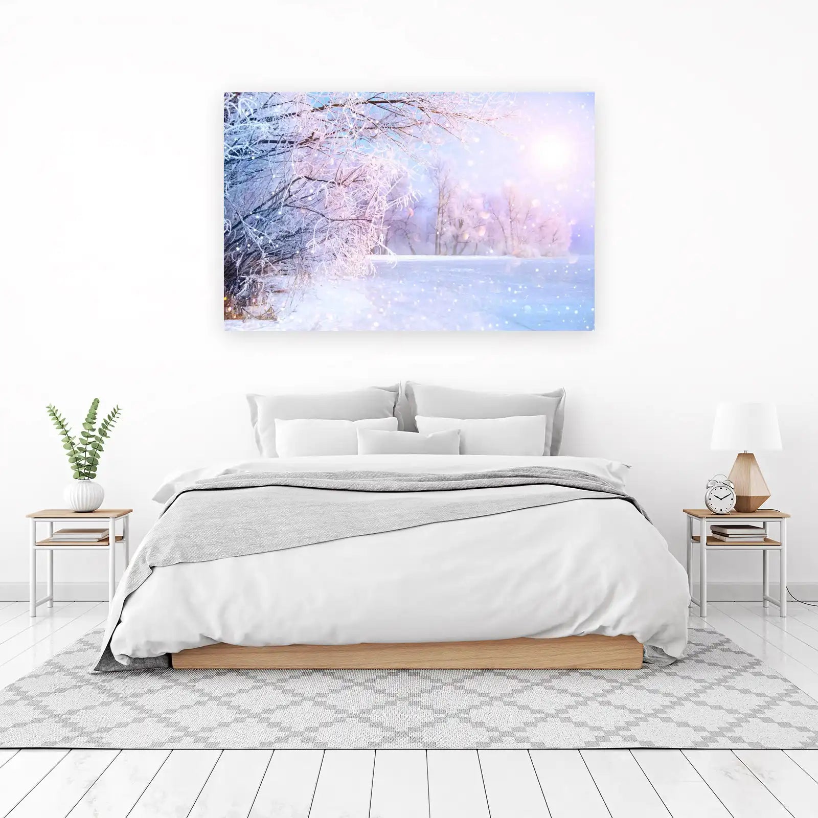 Enchanting Winter Forest Wall Art