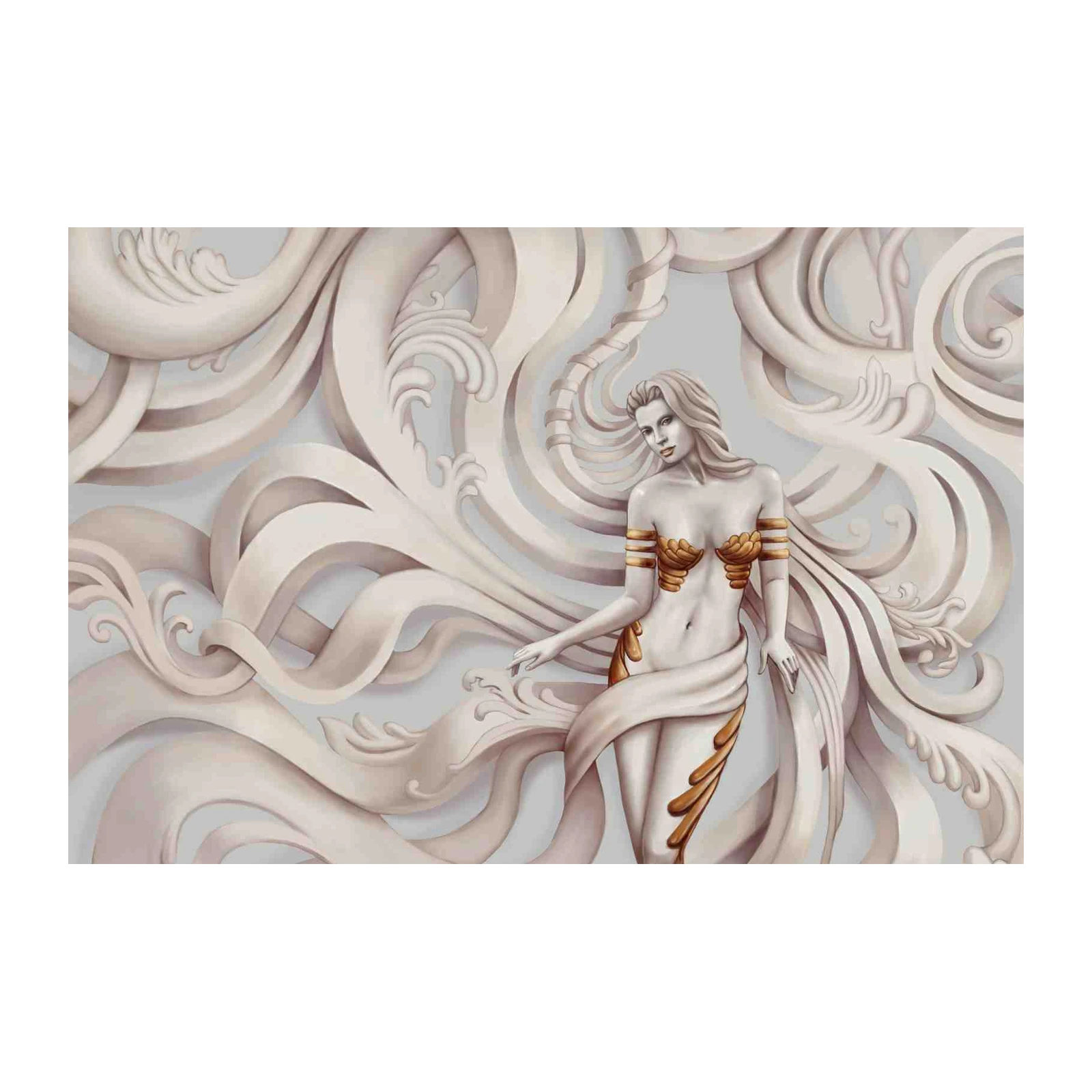Elegant Goddess of Nature Wall Art