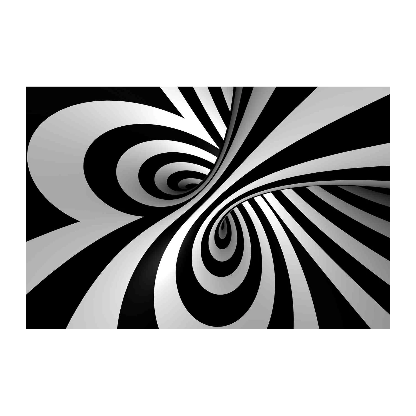 Abstract Op Art Tunnel Wall Art