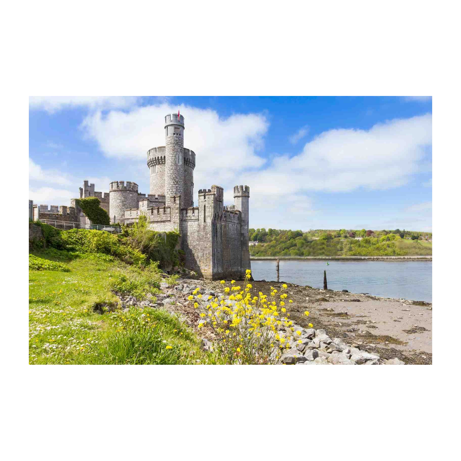 Historic Castle Scenic Landscape Wall Art
