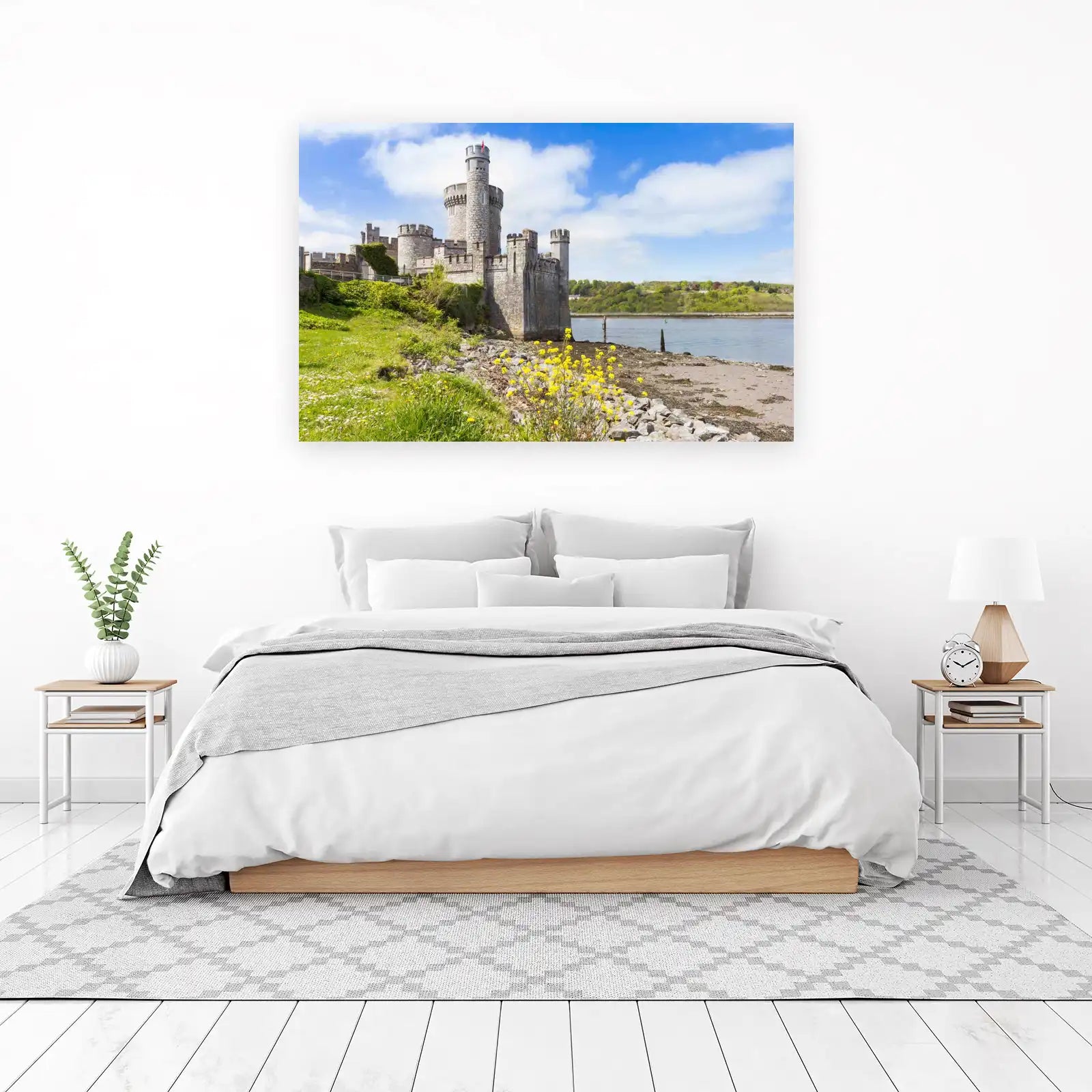Historic Castle Scenic Landscape Wall Art