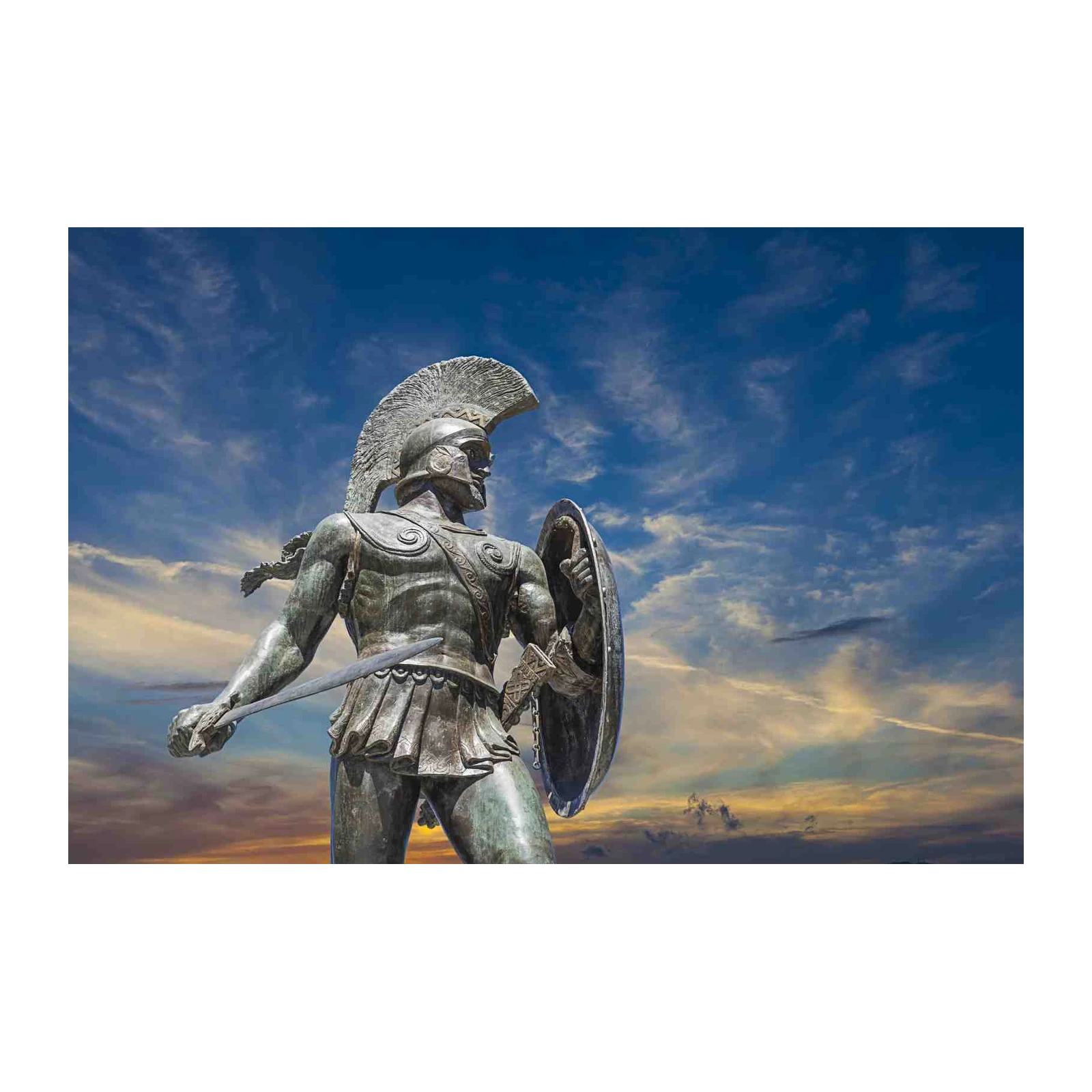 Ancient Spartan Warrior Wall Art