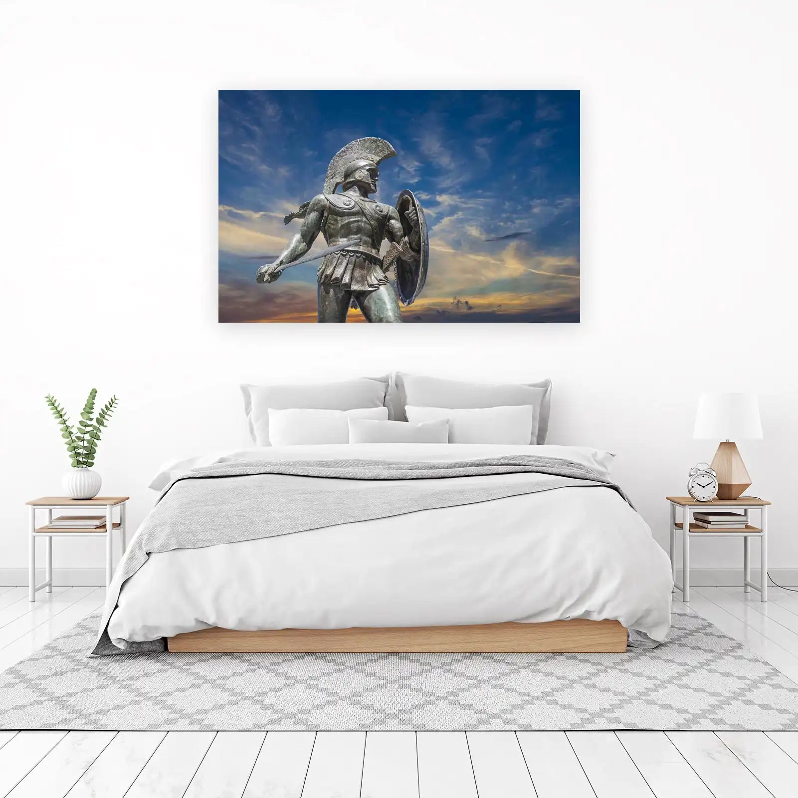 Ancient Spartan Warrior Wall Art
