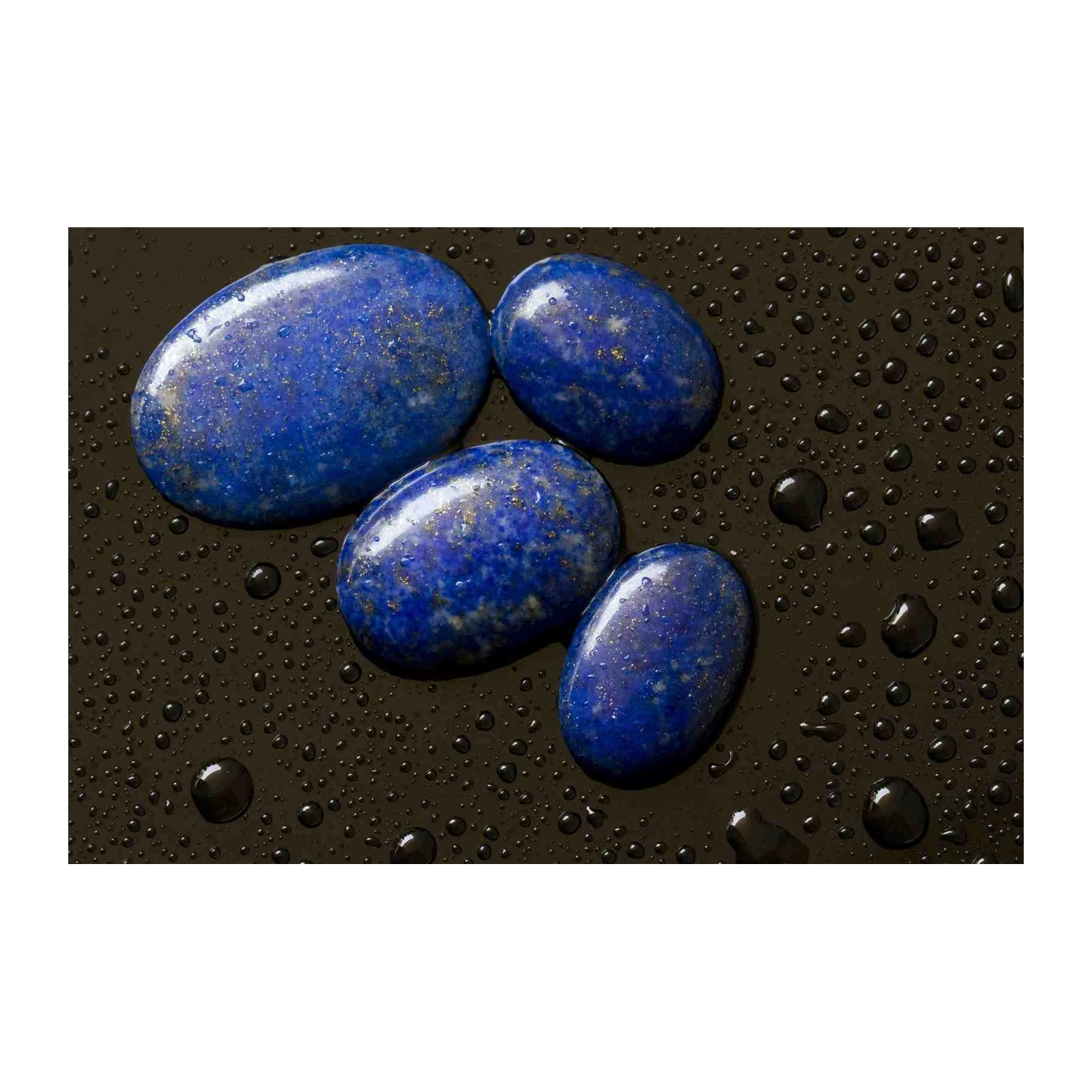 Lapis Lazuli Gemstone Abstract Blue Wall Art