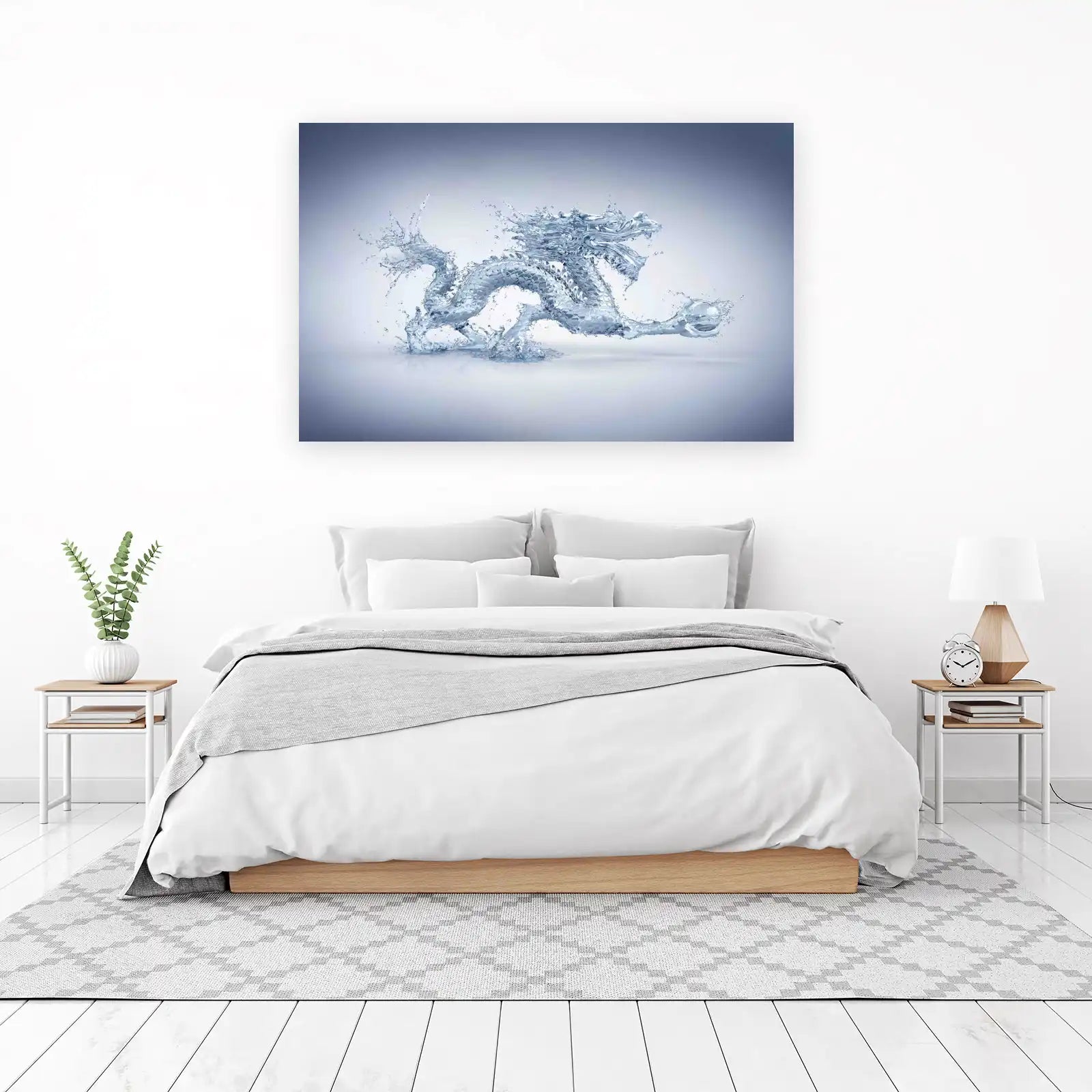 Majestic Water Dragon Wall Art Wall Art