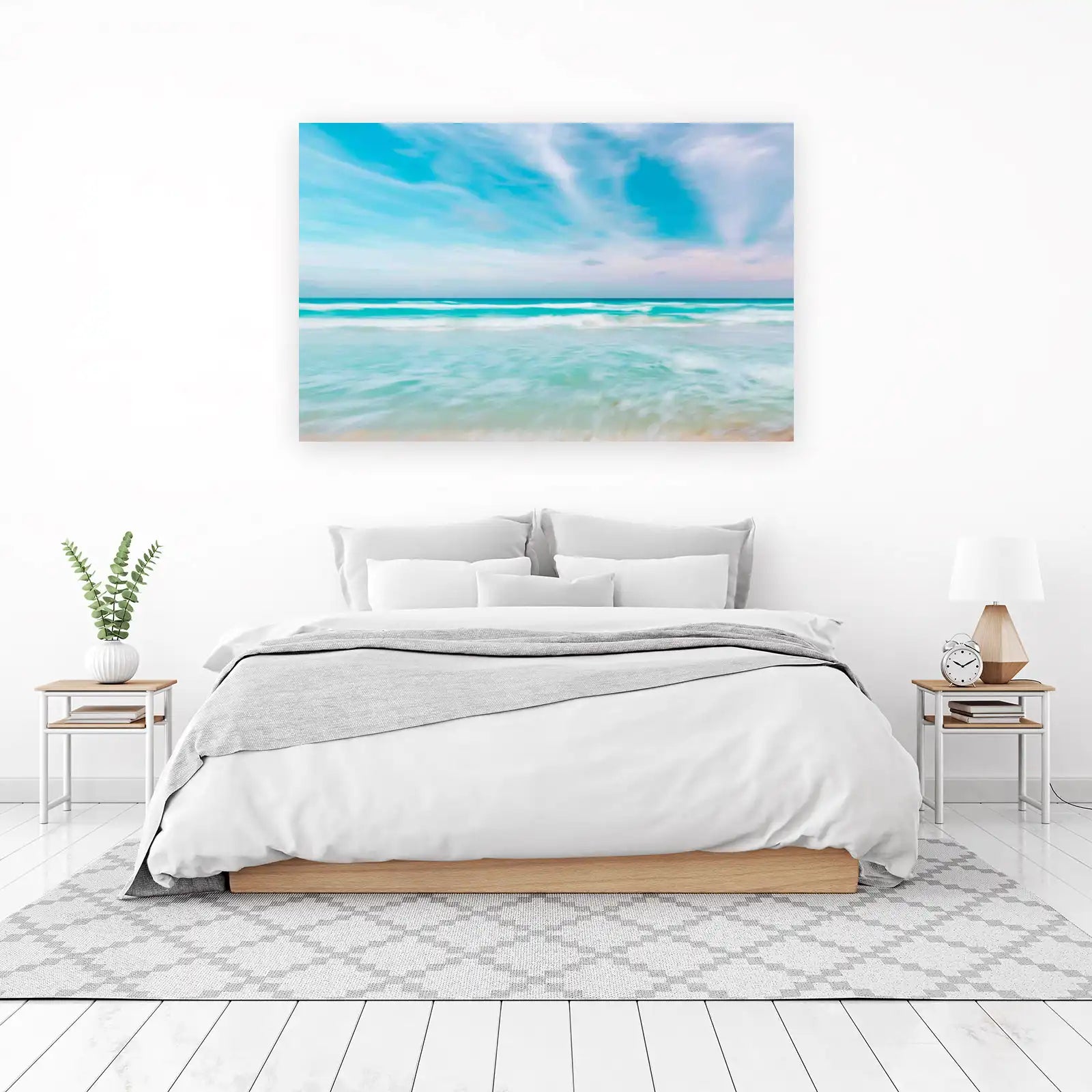 Ocean Waves Serenity Beach Wall Art