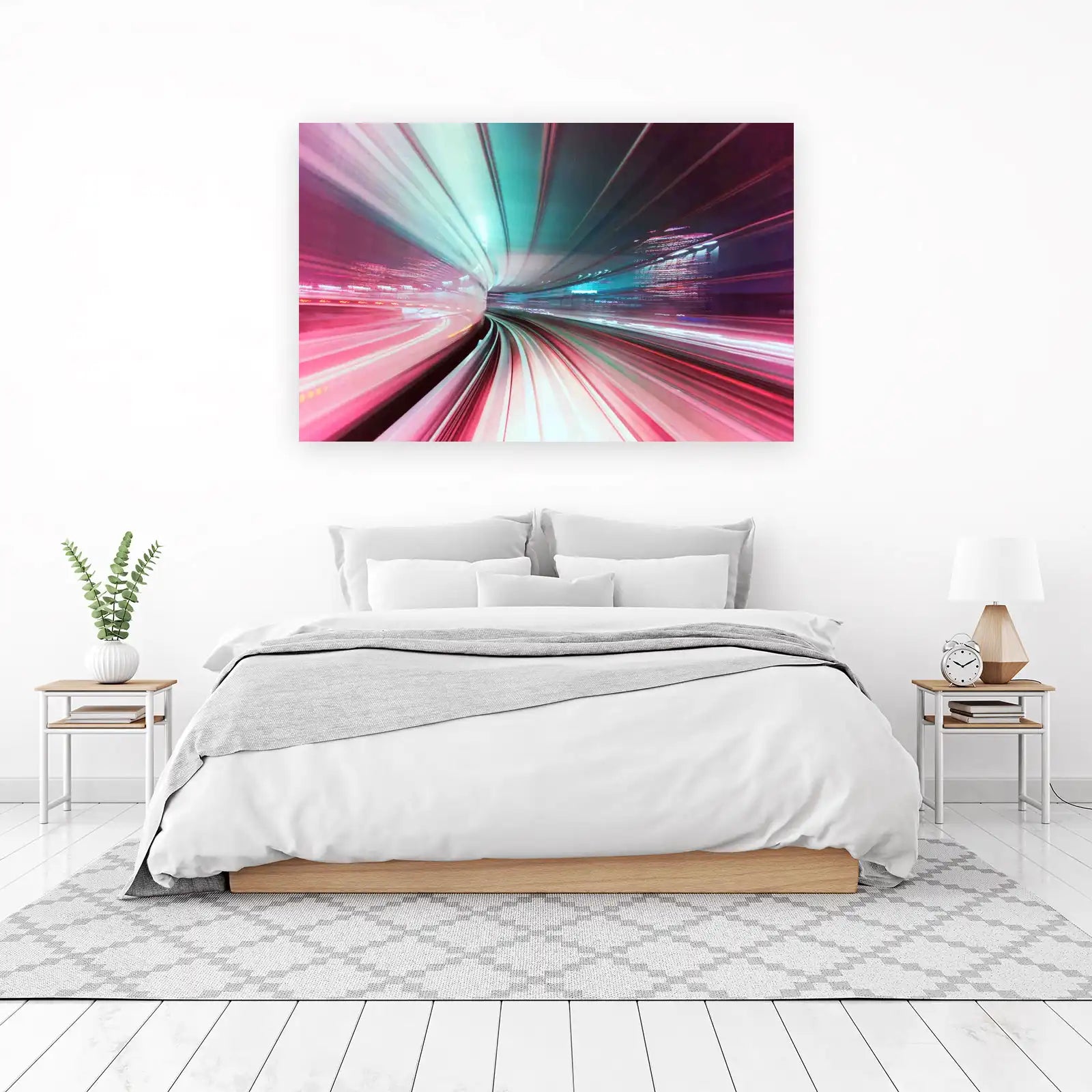 Abstract Speed Tunnel Wall Art