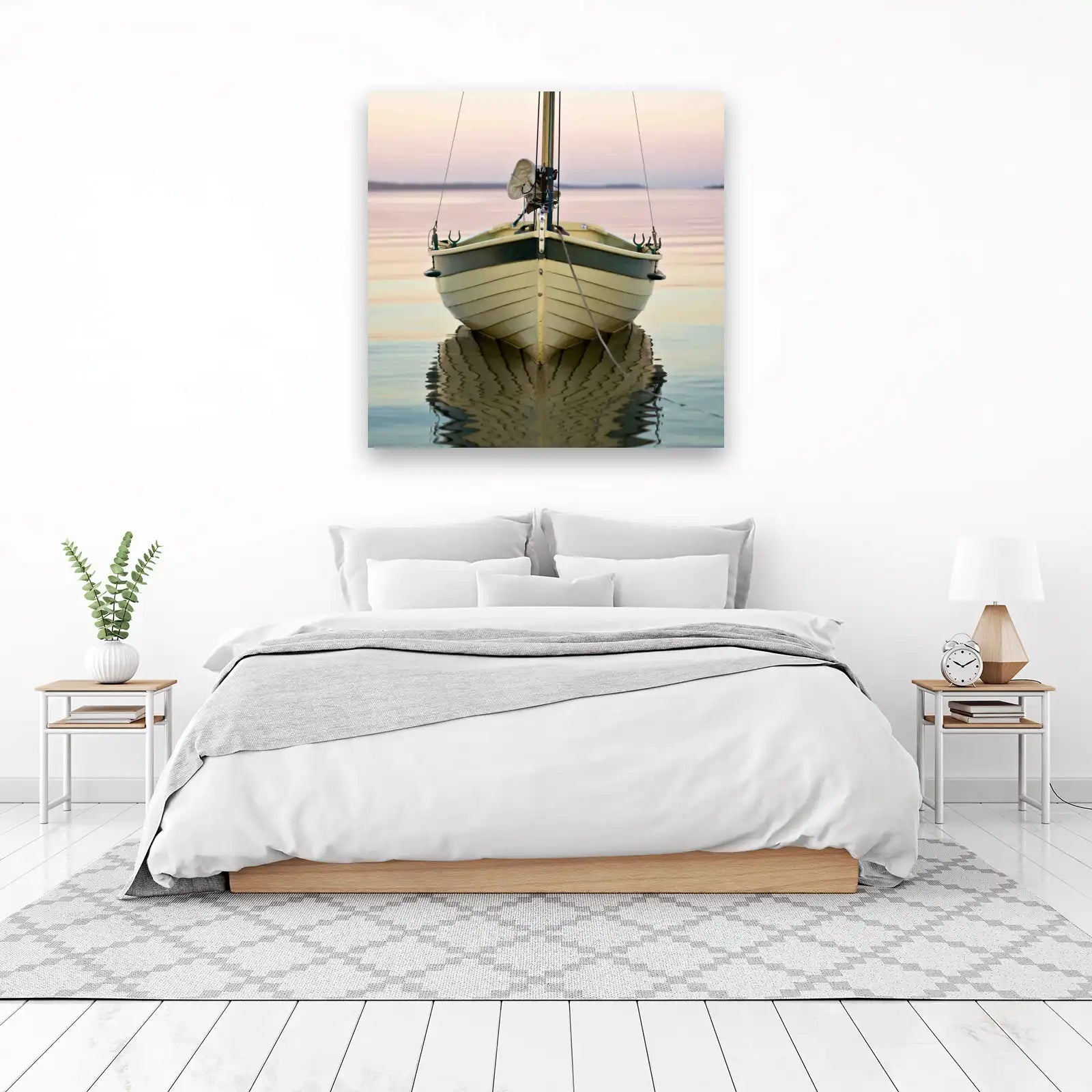 Serene Sailboat Serenity Wall Art