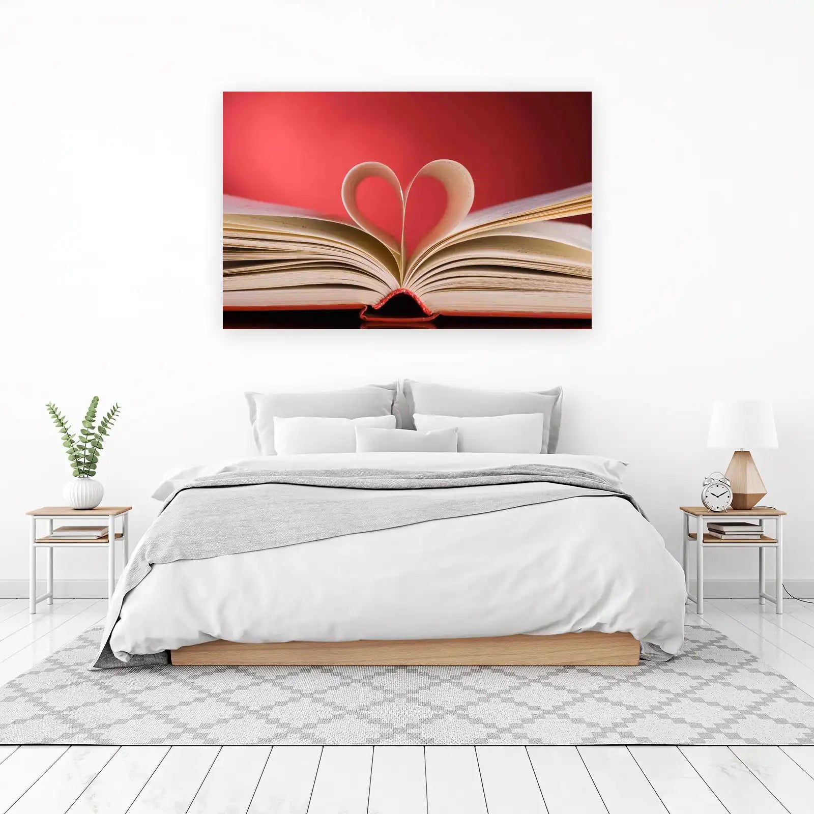 Heart of a Book Wall Art