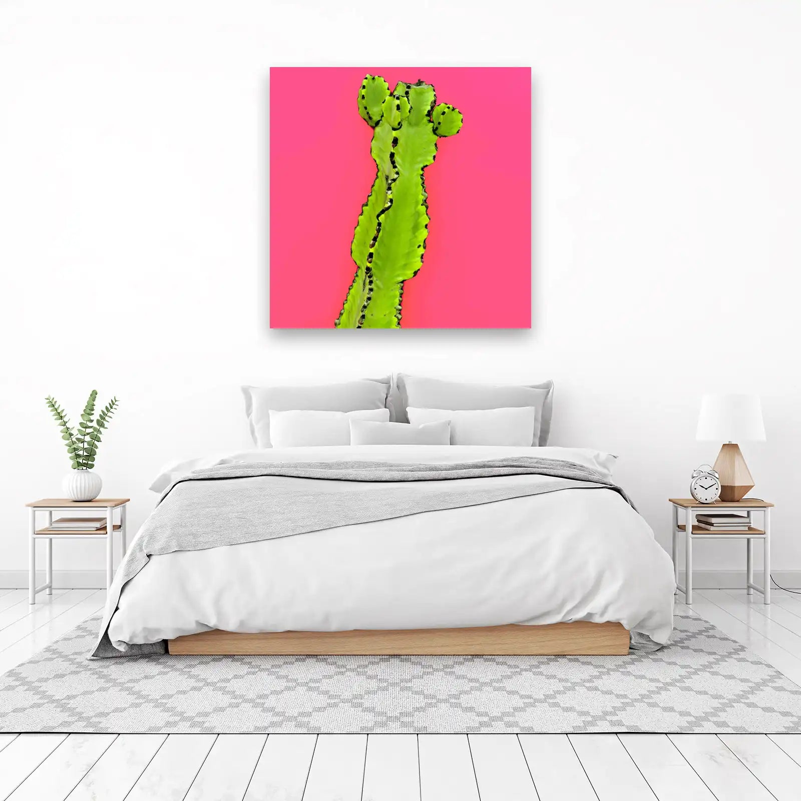Vibrant Cactus Pop Art Wall Art