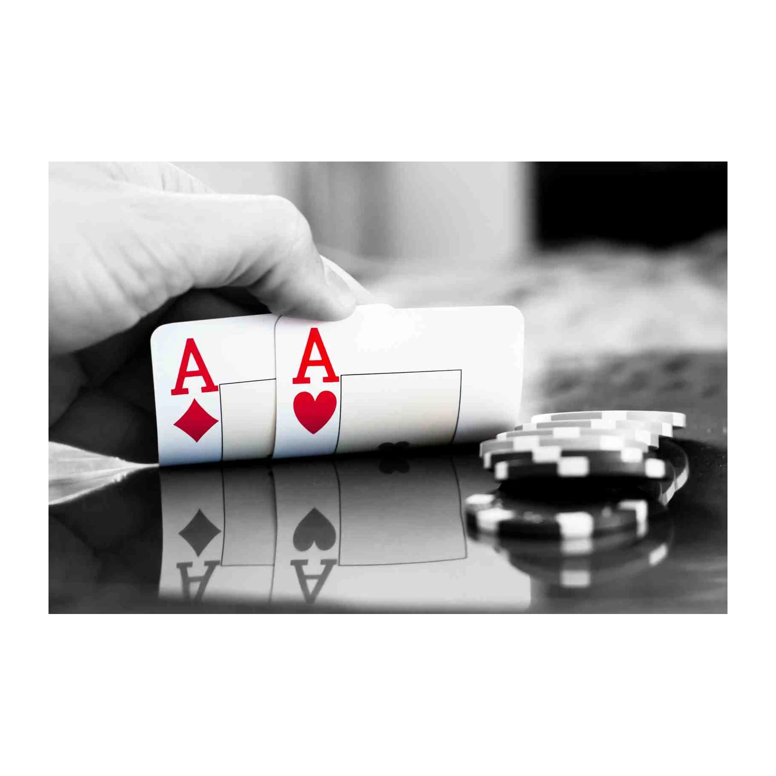 Pocket Aces Poker Card Wall Art