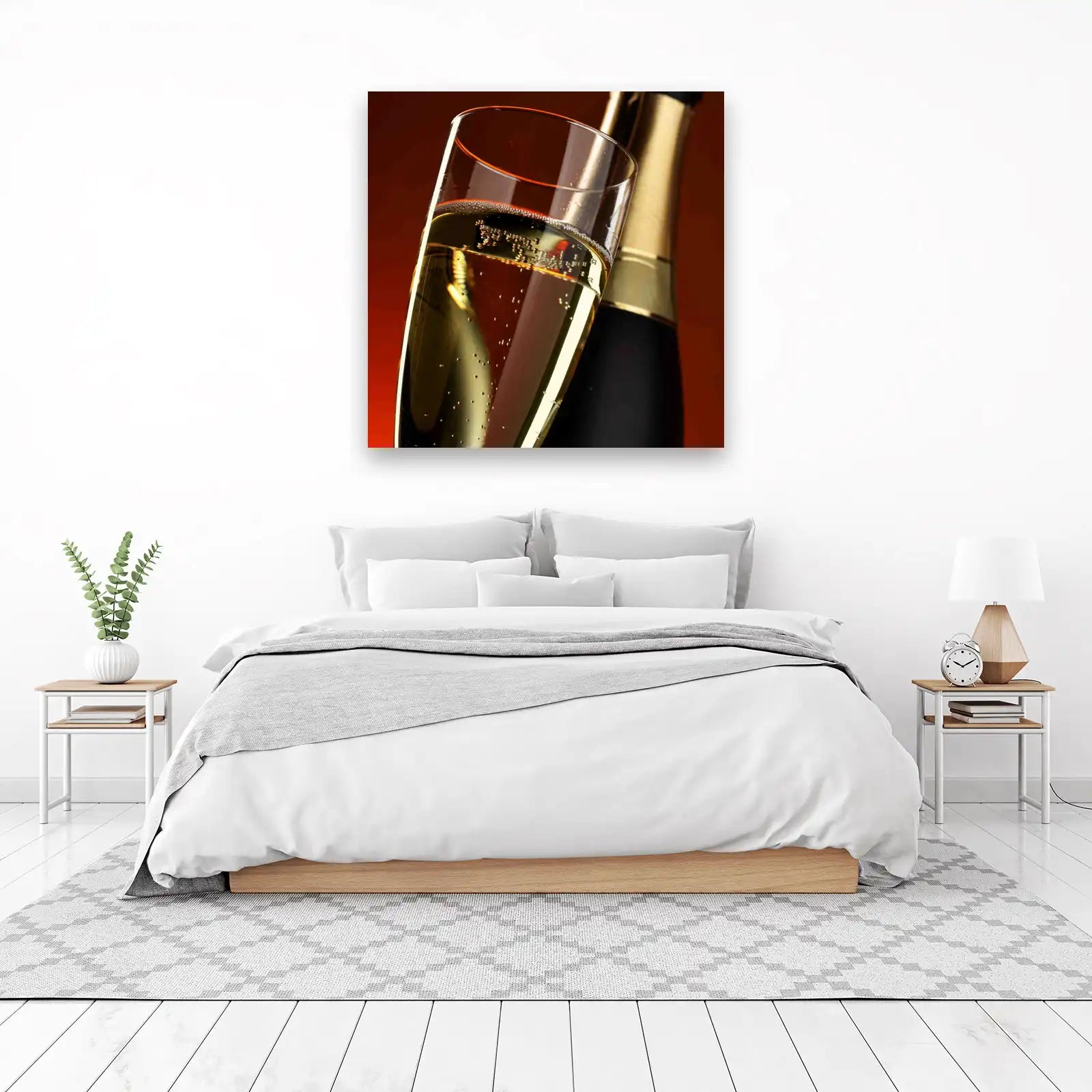 Sparkling Celebration Champagne Wall Art