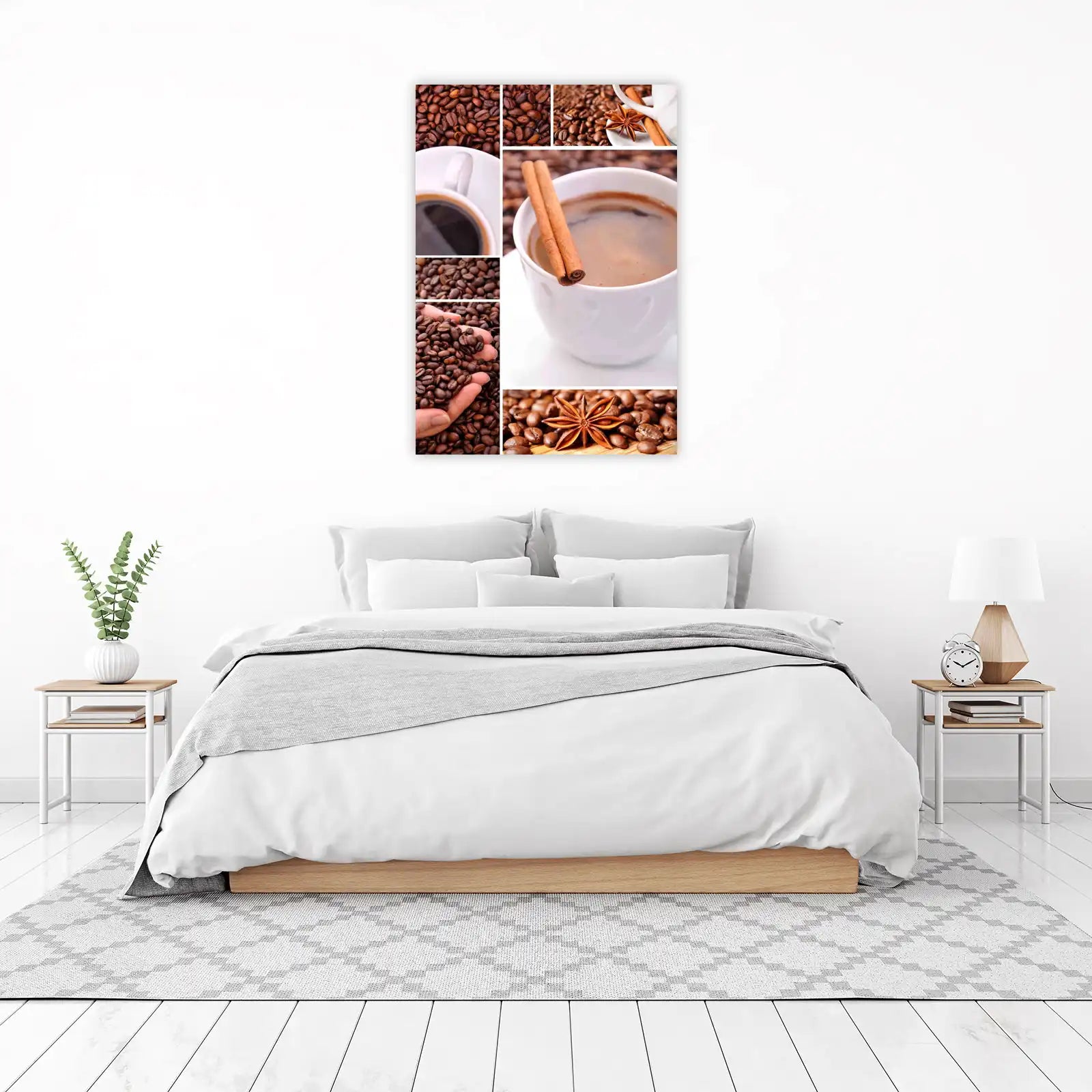 Aromatic Coffee & Spice Collage Wall Art
