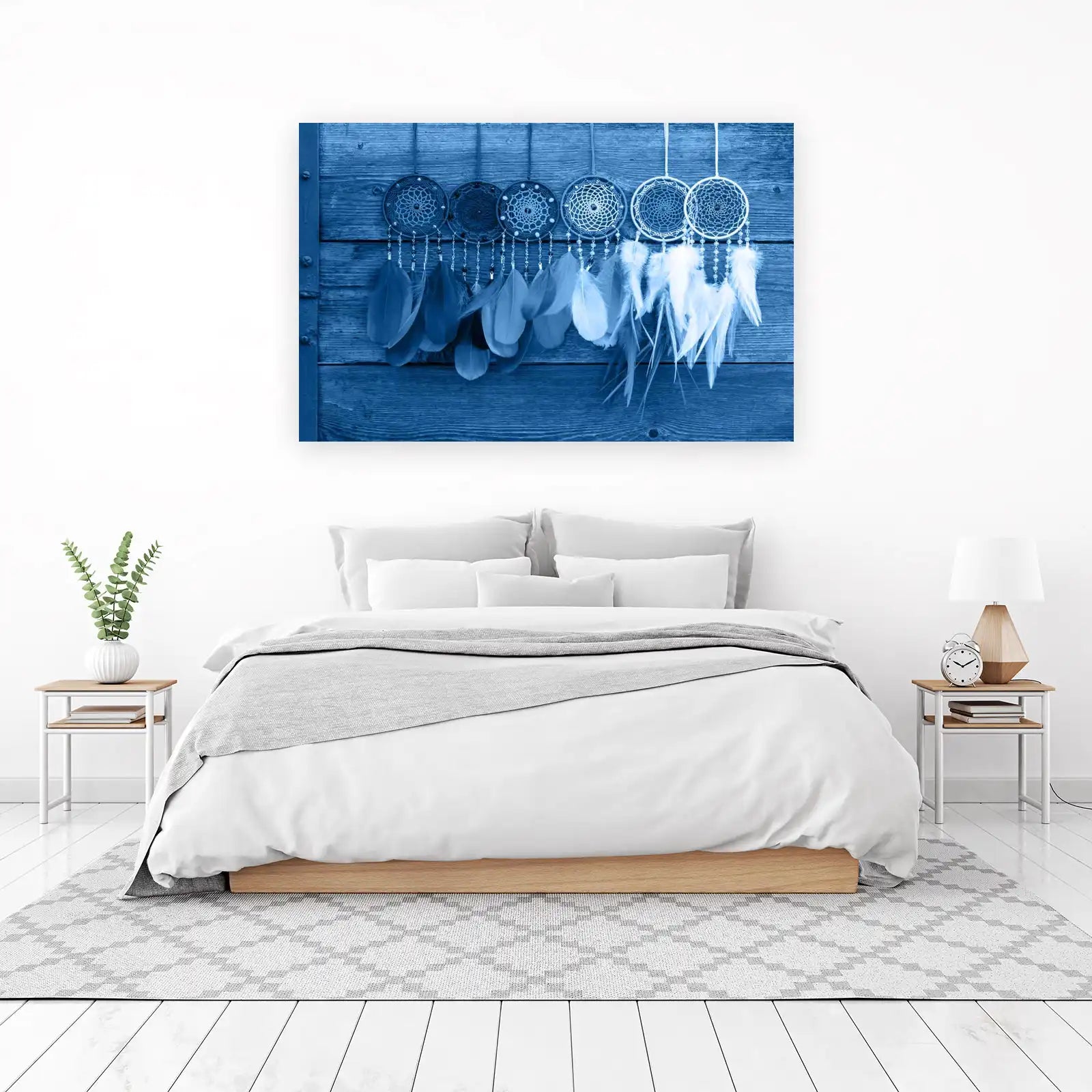 Bohemian Dreamcatcher & Feather Wall Art Wall Art