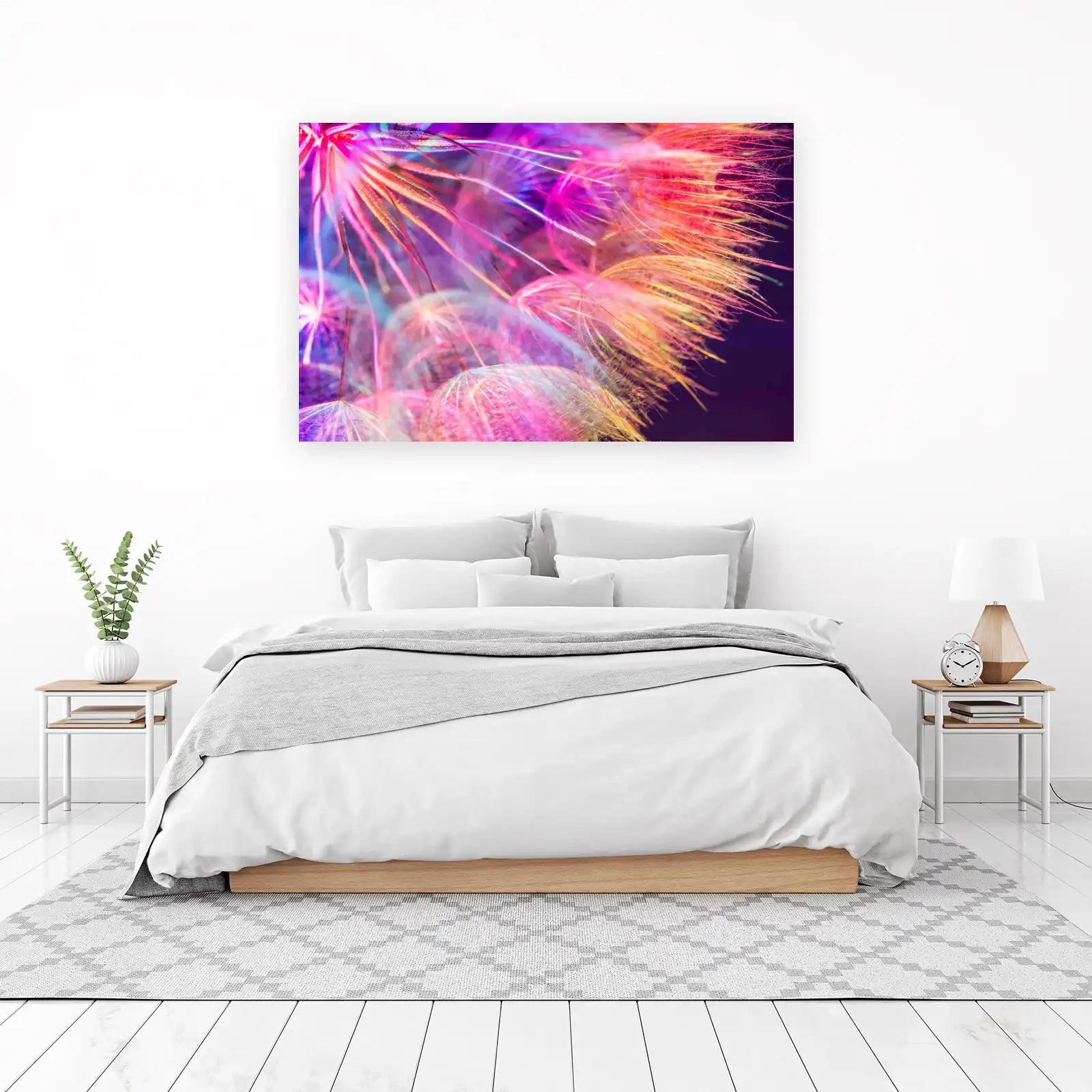 Vibrant Dandelion Wishes Wall Art