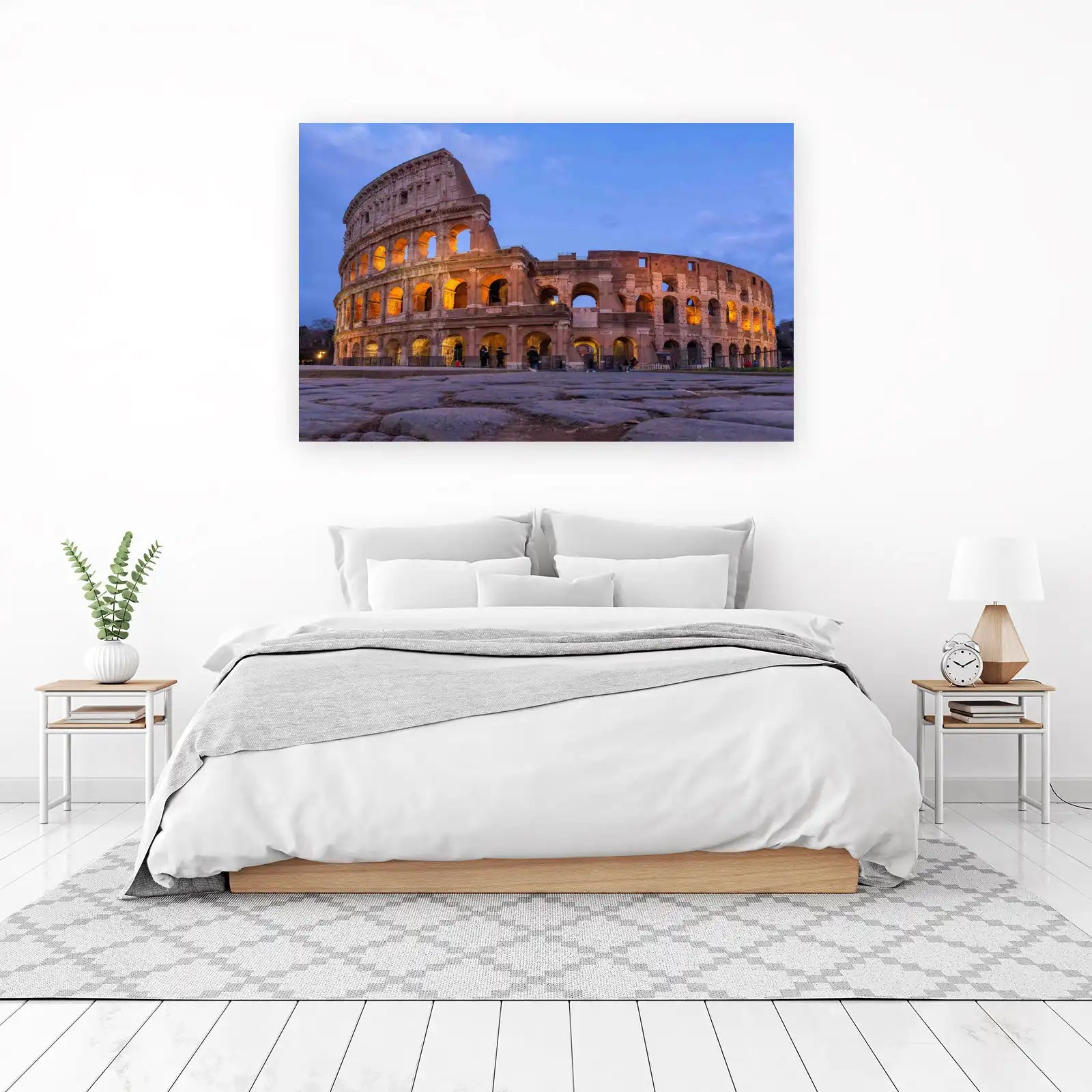 Colosseum At Dusk Wall Art - Rome Wall Art
