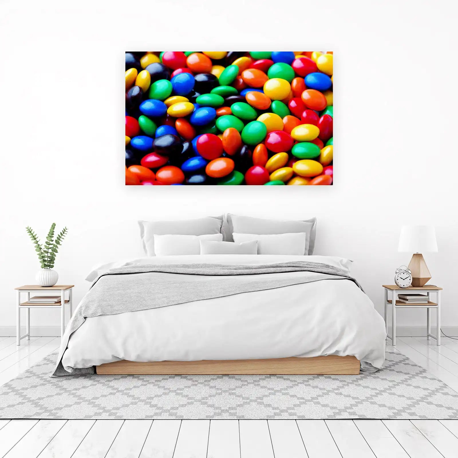Vibrant Candy Cluster Wall Art