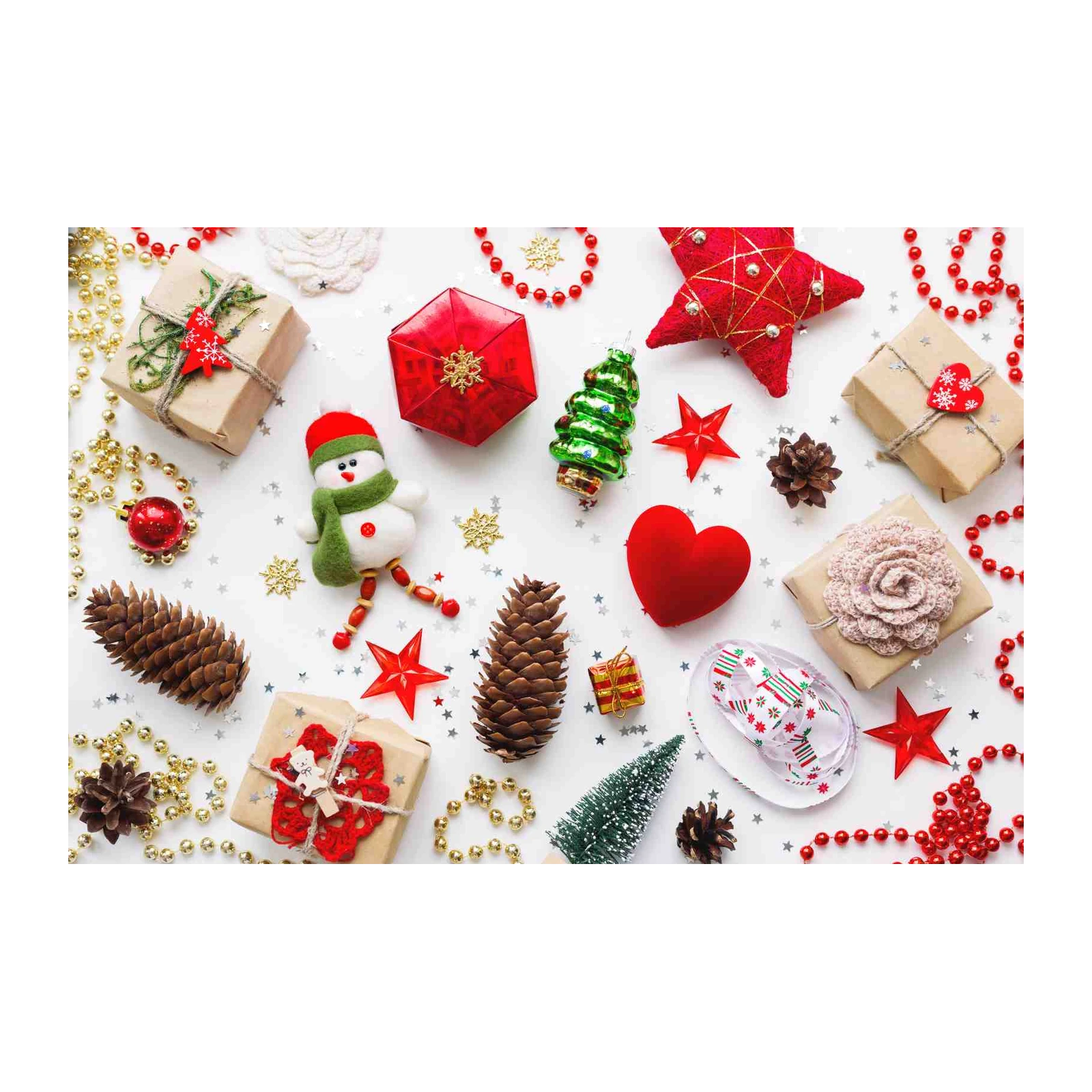 Festive Christmas Collage Wall Art