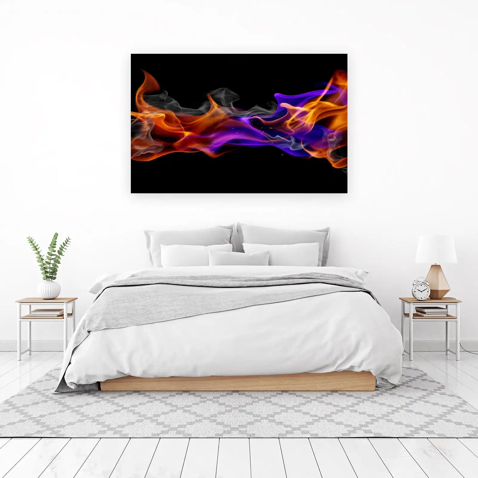 Abstract Fiery Dance Wall Art