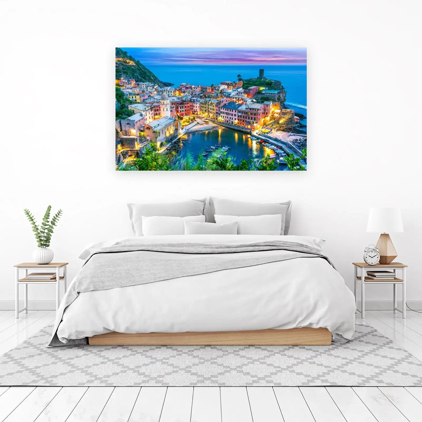 Colorful Italian Village Seaside Wall Art