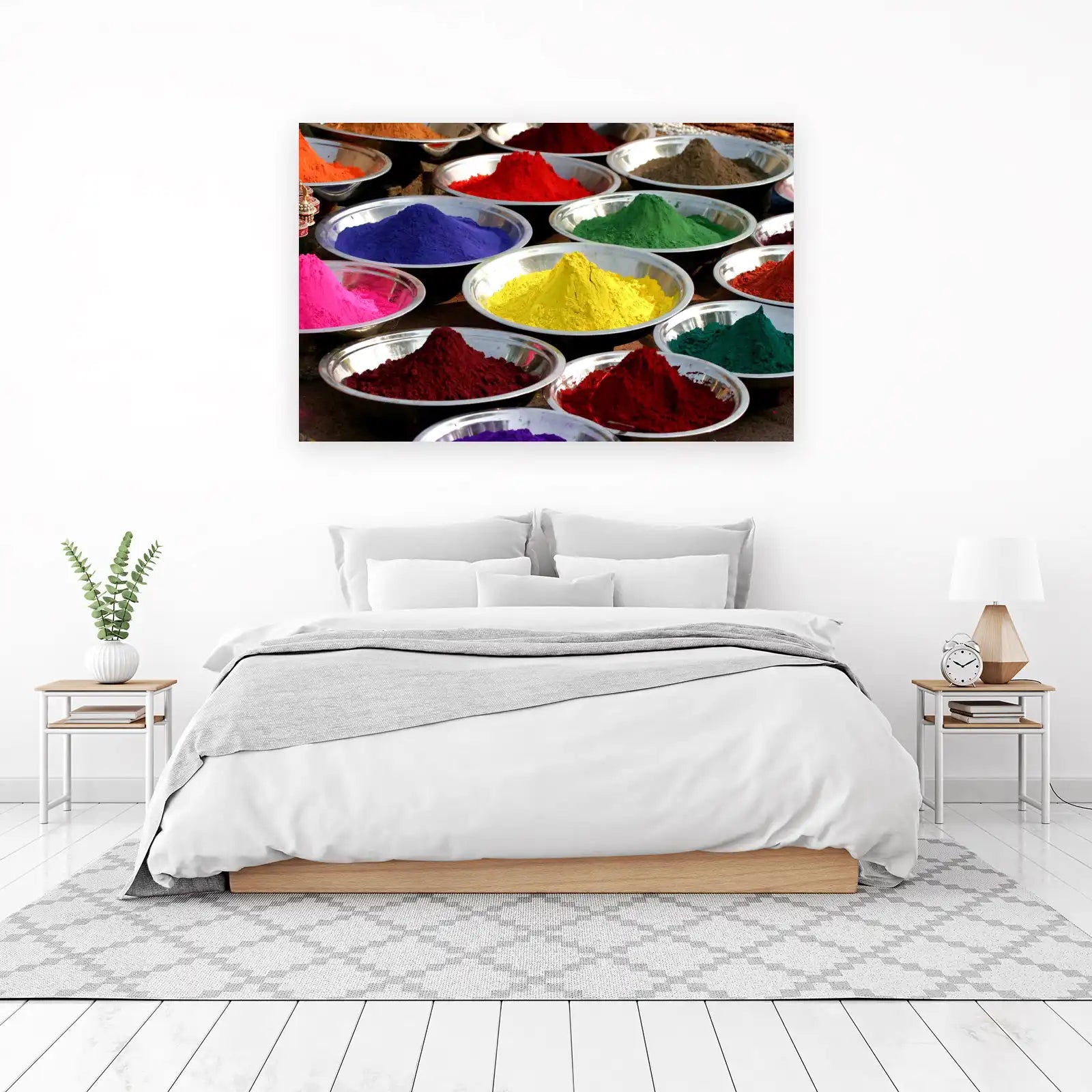 Vibrant Holi Colors Wall Art Wall Art