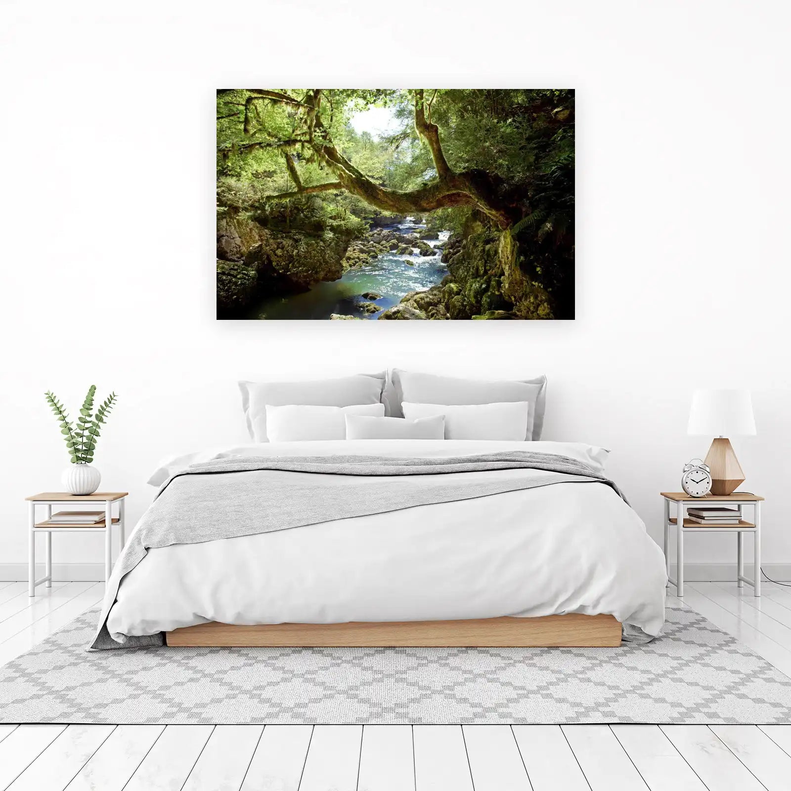 Enchanted Forest River Nature Wall Art